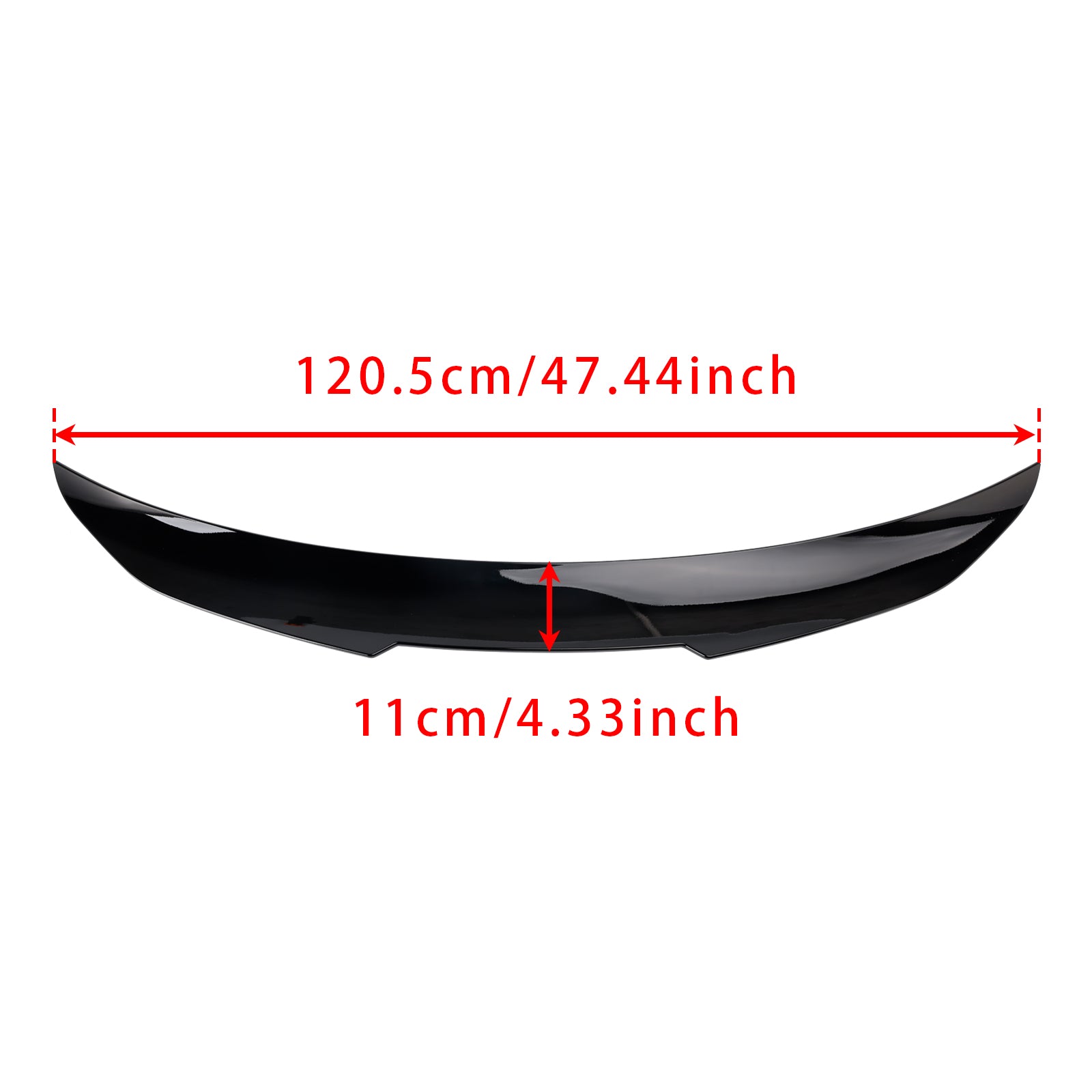 2014-2020 BMW 4 Series F36 4DR Coupe PSM Style Gloss Black Rear Boot Spoiler