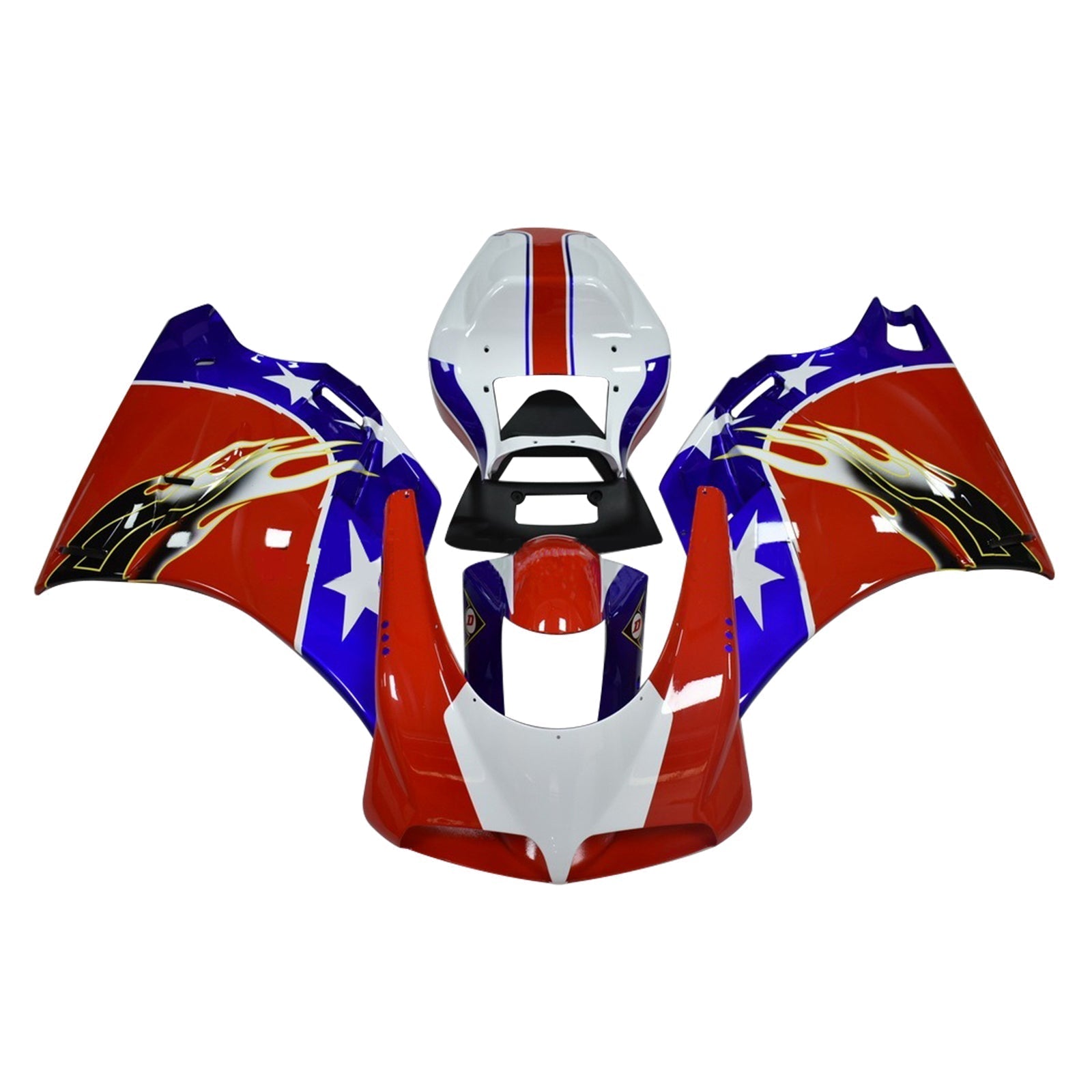 1996-2002 Ducati 996 748 916 998 Fairing Kit Bodywork ABS #103