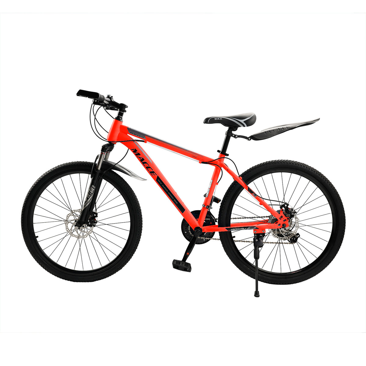 26" wheels 27 speed double disc brake mountain bike MTB for adults Red