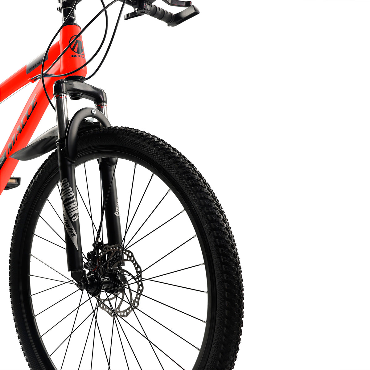 26" wheels 27 speed double disc brake mountain bike MTB for adults Red