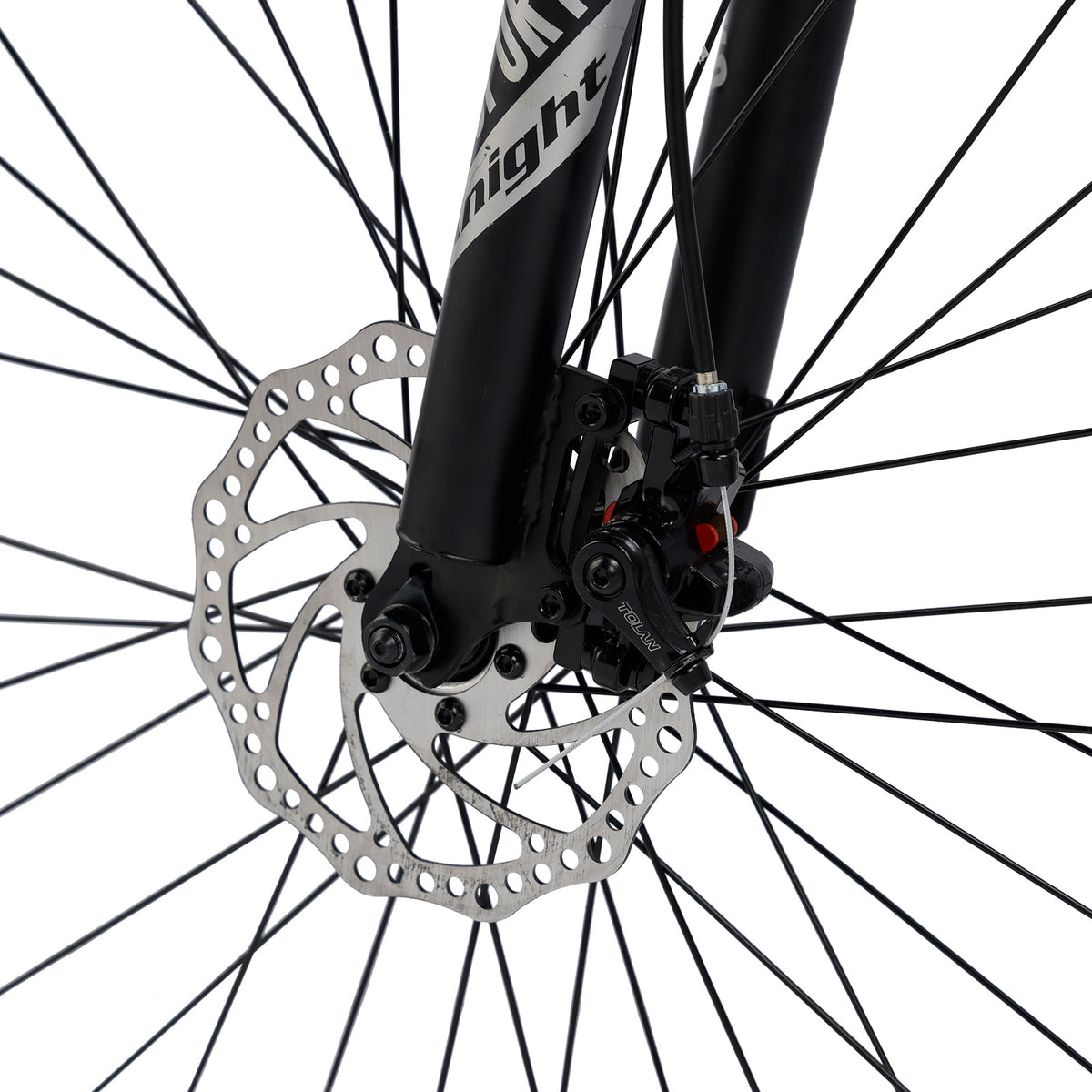 26" wheels 27 speed double disc brake mountain bike MTB for adults Silver