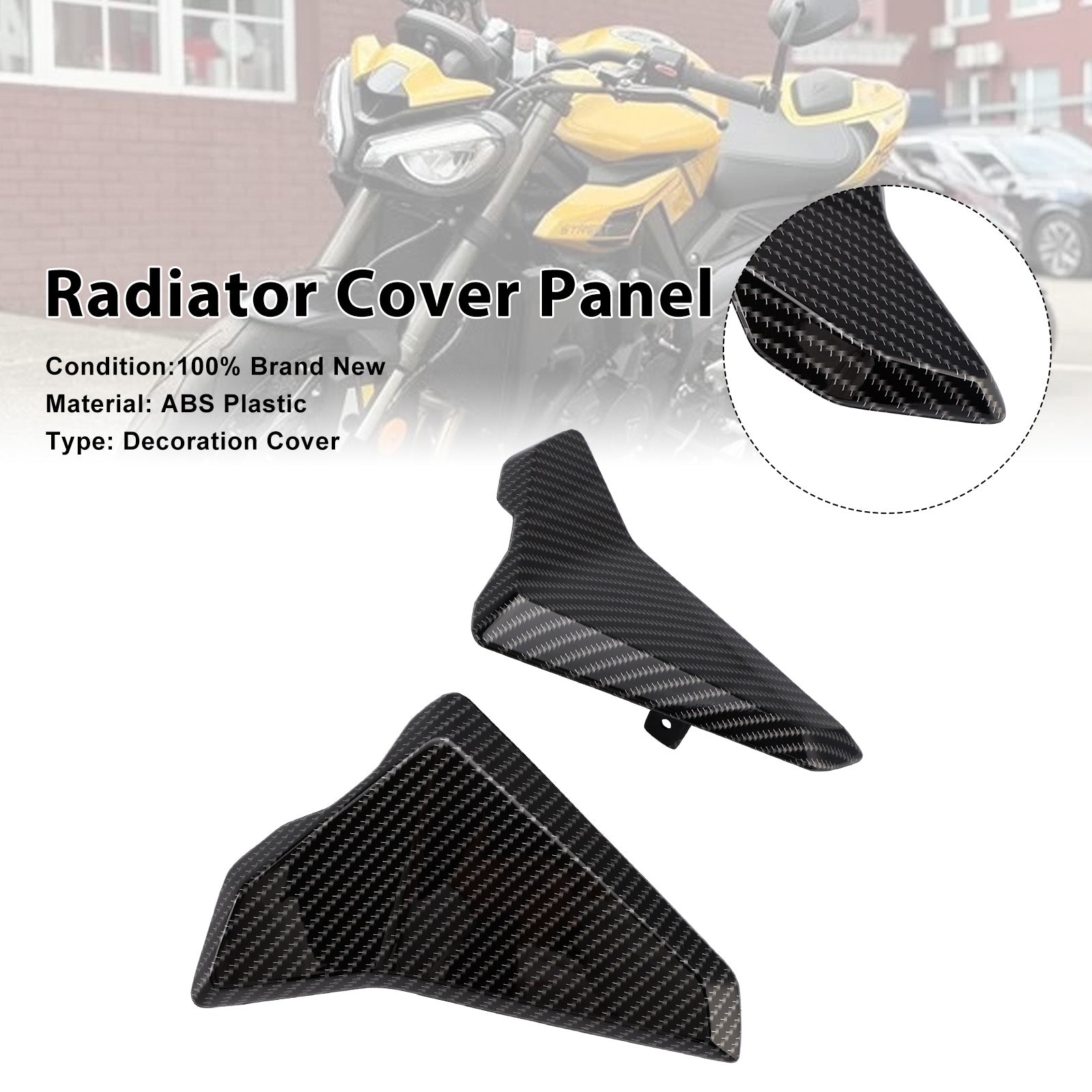 2023-2025 Street Triple 765 R/RS Radiator Side Cover Fairing Panels