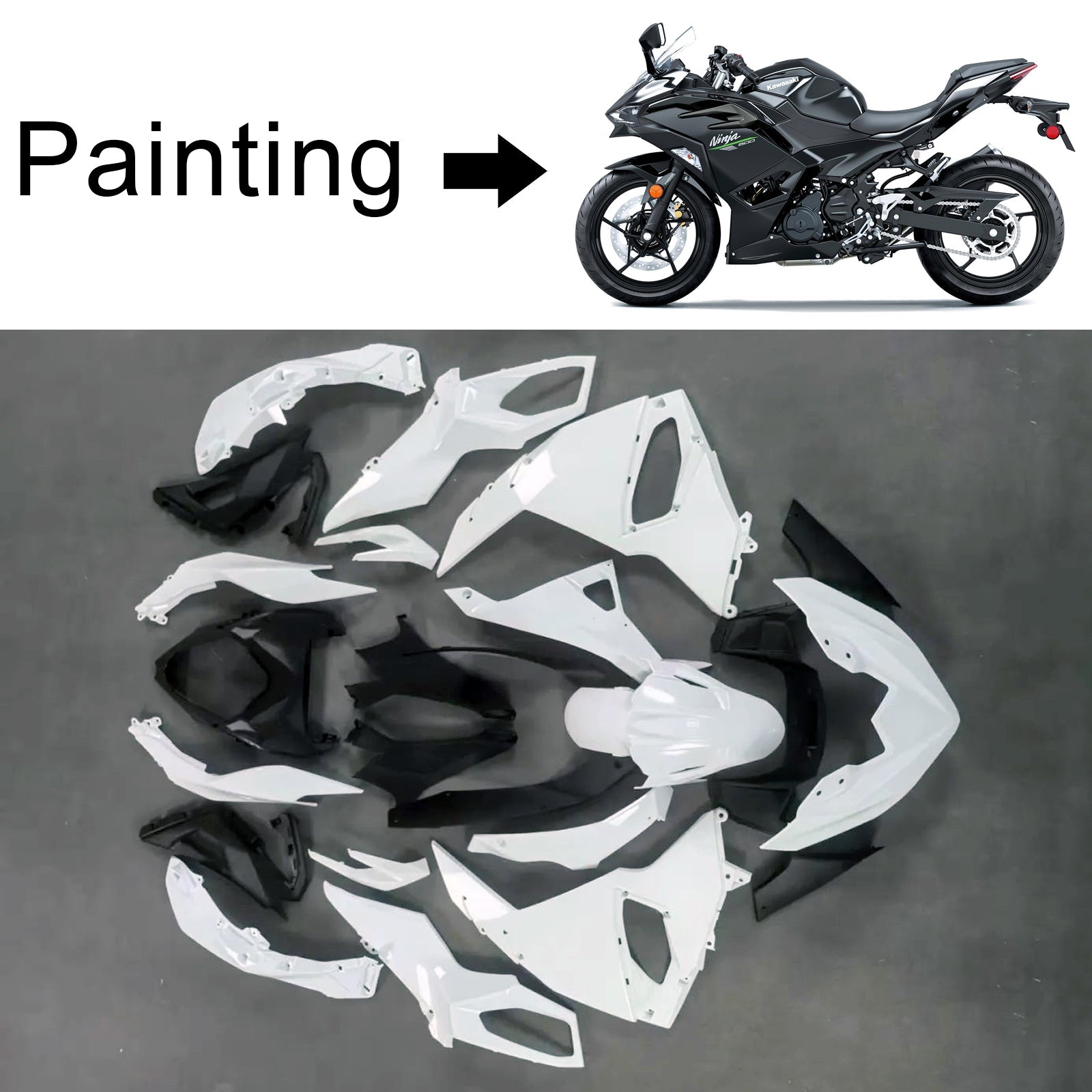 2020-2025 Kawasaki Ninja 500 Injection Fairing Kit Bodywork ABS