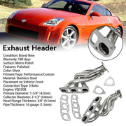 Shorty Headers fit Nissan 350Z Z33 03-06 fit INFINITI G35 FX35 VQ35DE V6 3.5L