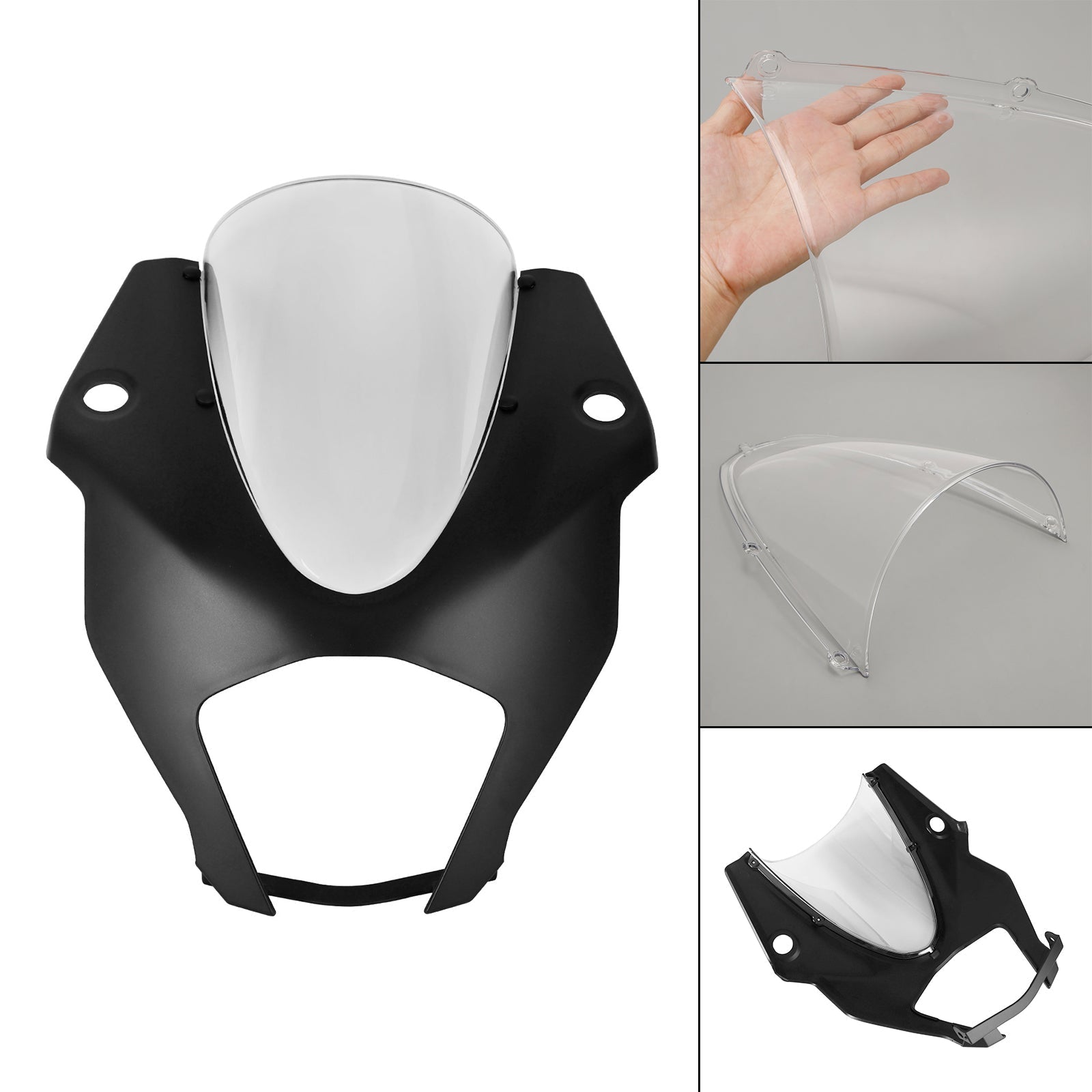 2022-2023 RC390 Windshield WindScreen Headlight Fairing Cover Generic