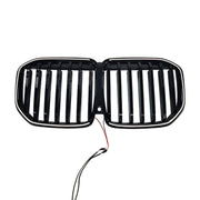 2023-2026 Fit BMW X7 G07 W/LED Black Single Line Front Bumper Grille Grill