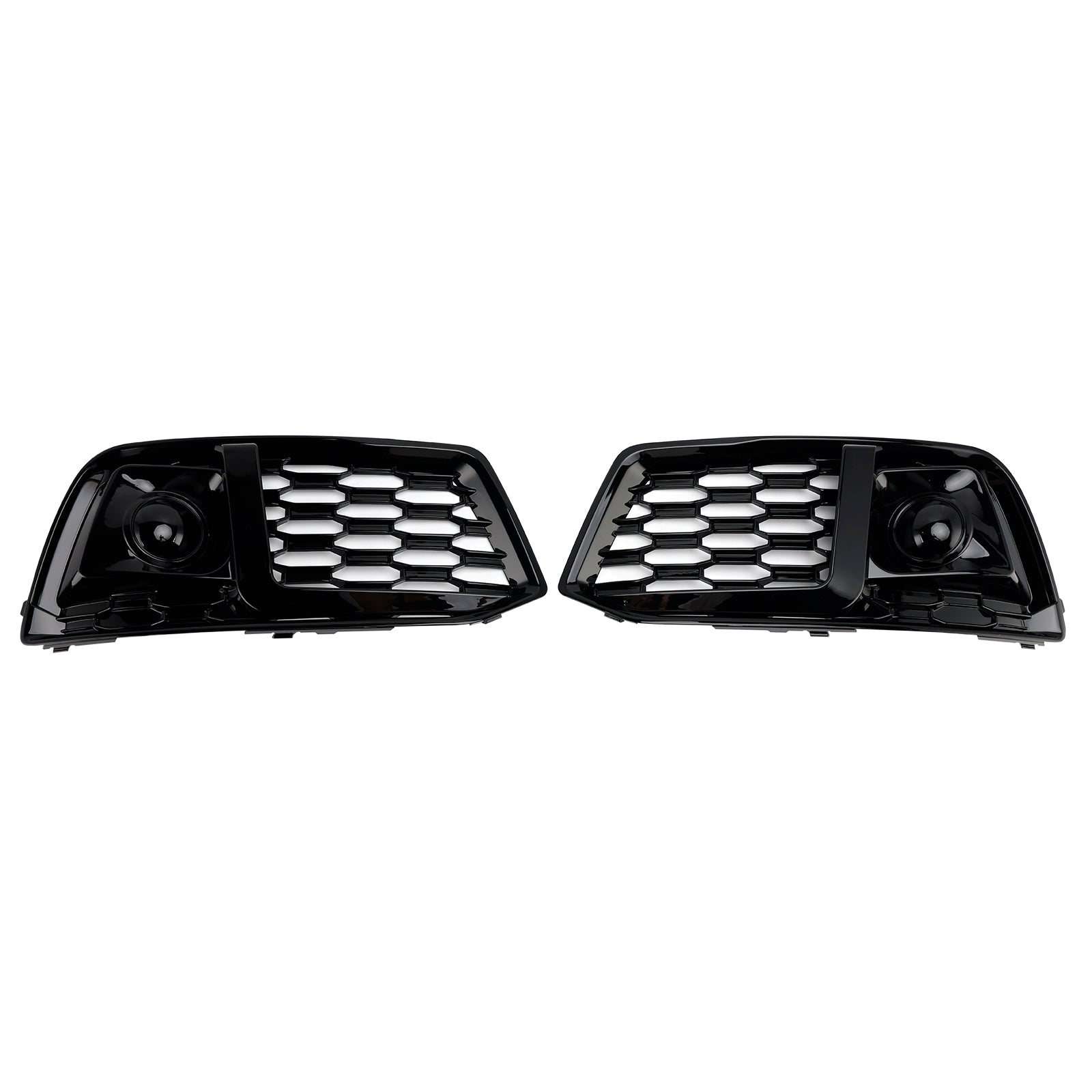 2018-2022 Fit Audi Q5 2PCS Front Bumper Cover Grill Grille Bezel Insert W/ACC