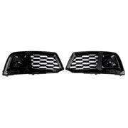 2018-2022 Fit Audi Q5 2PCS Front Bumper Cover Grill Grille Bezel Insert W/ACC