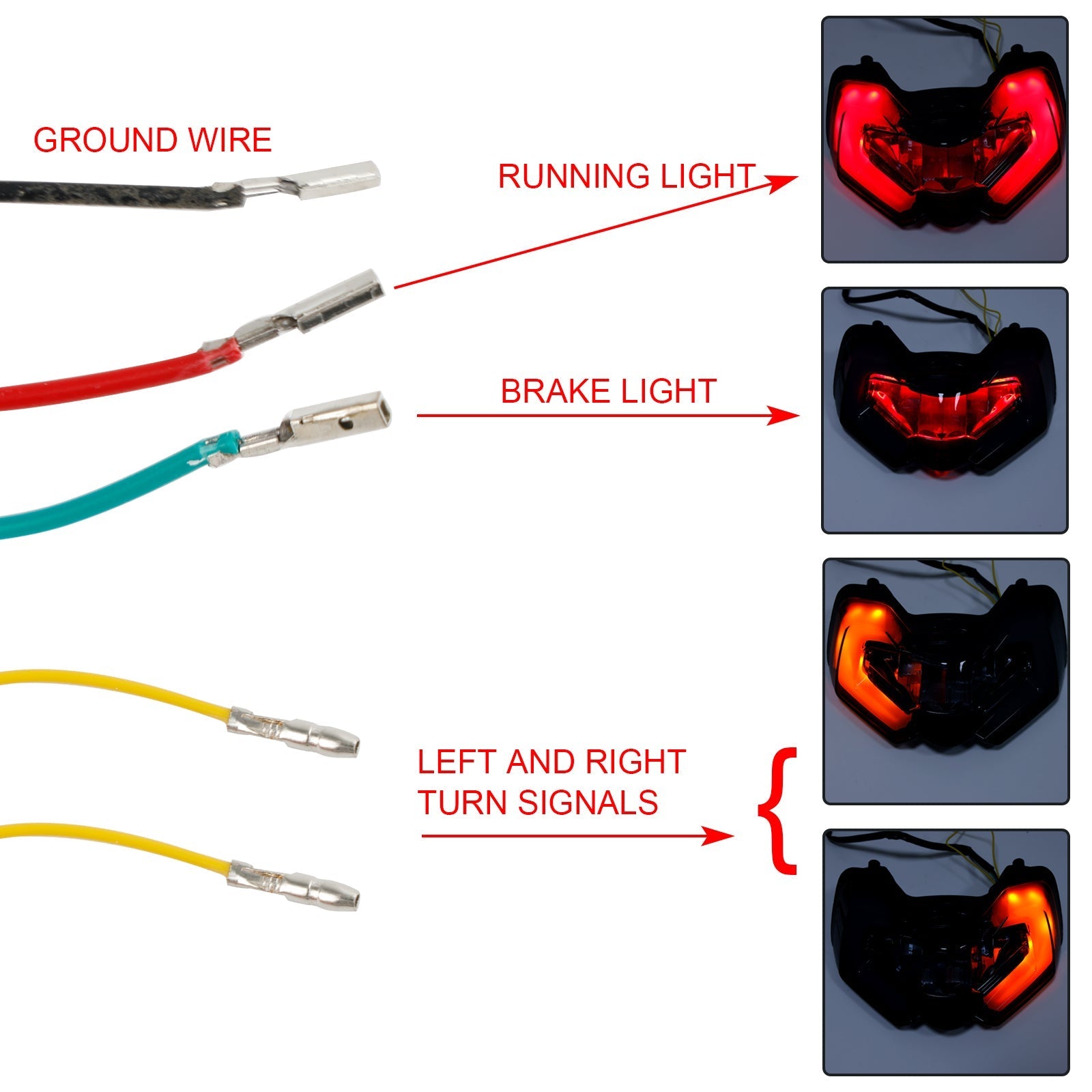 2021-2023 DUCATI Multistrada V4S V4 110 Tail Light Integrated Turn Signals
