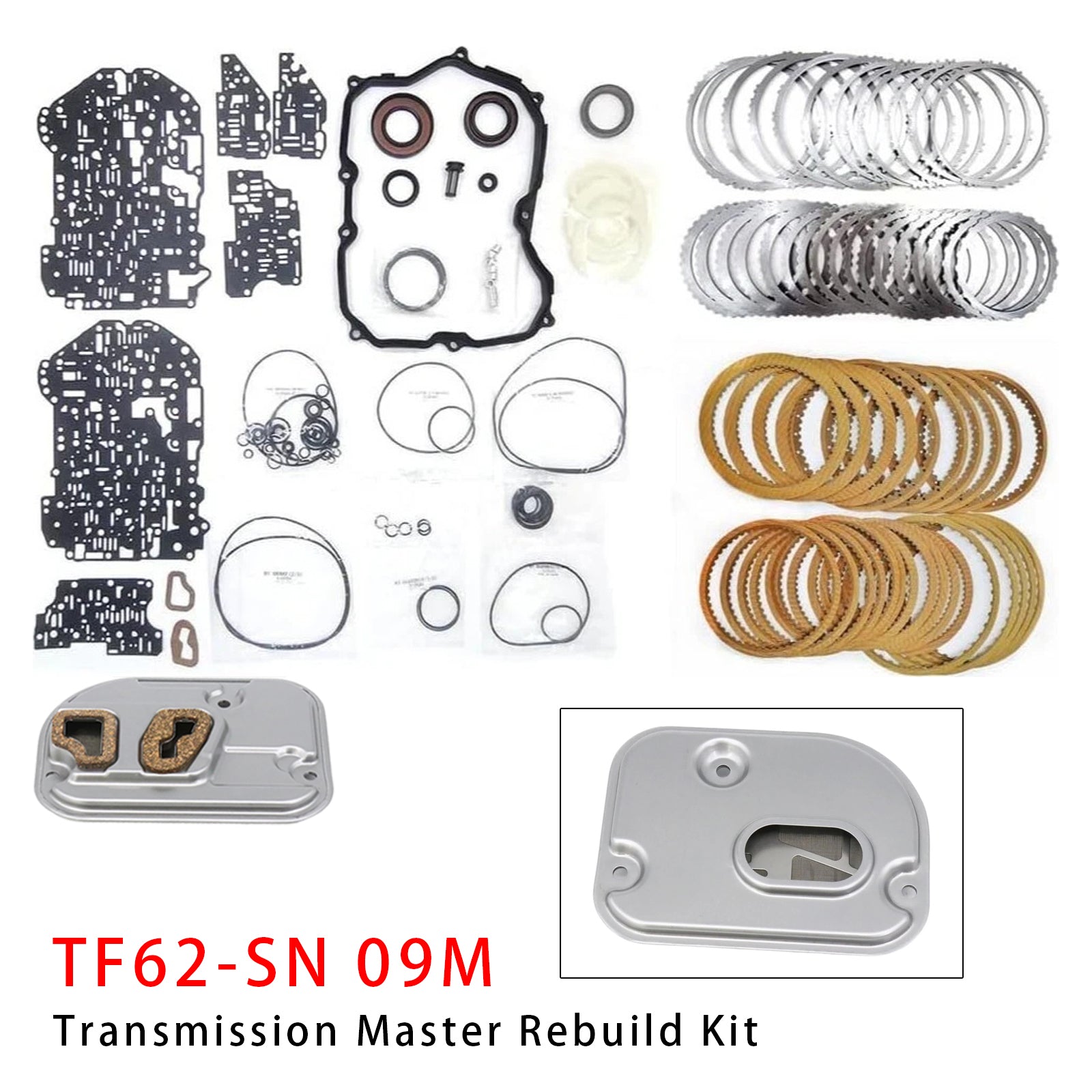 TF62-SN 09M Auto Transmission Master Rebuild Kit Overhaul Clutch For VW TIGUAN