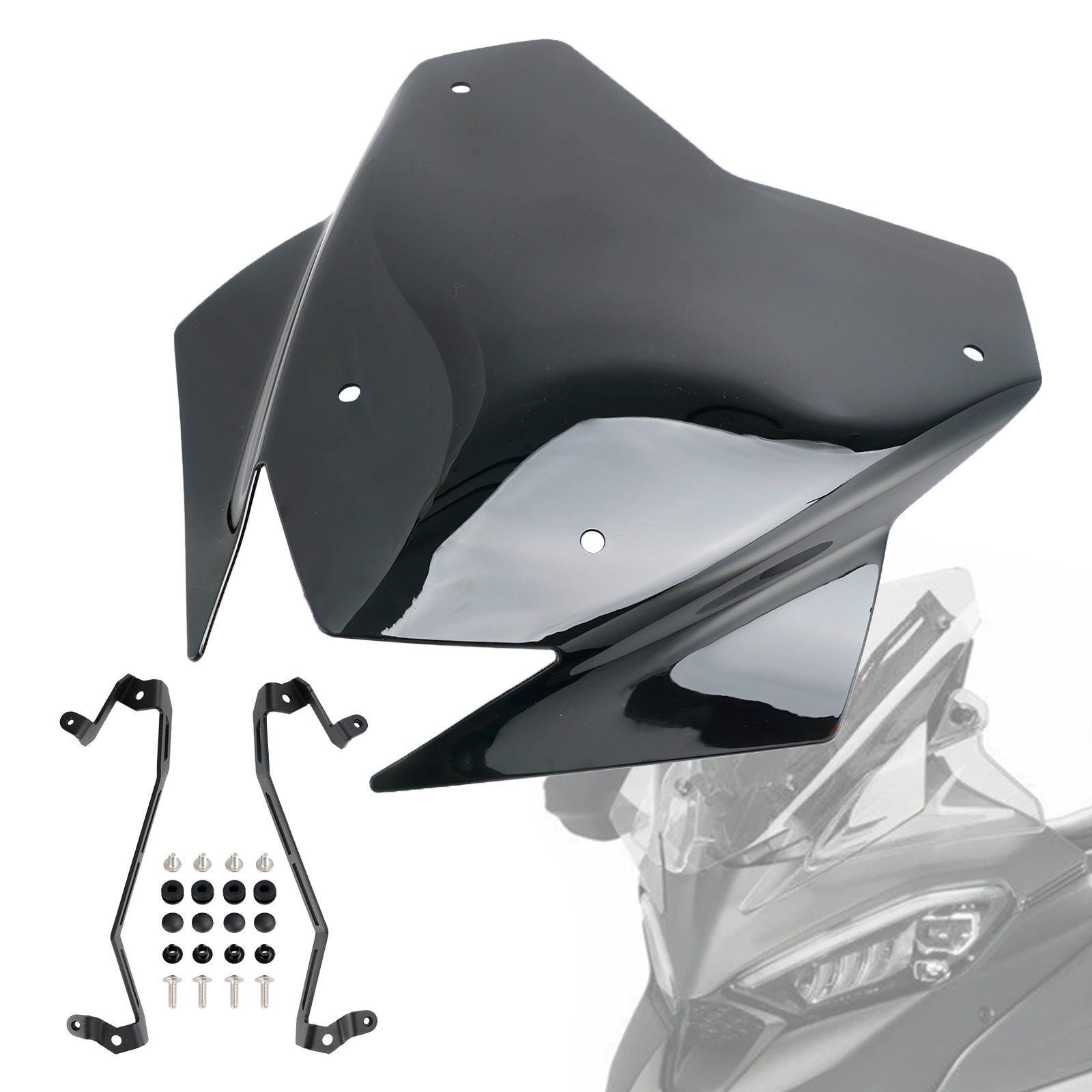 2021-2023 DUCATI MULTISTRADA V4/S/S SPORT Windshield WindScreen Generic