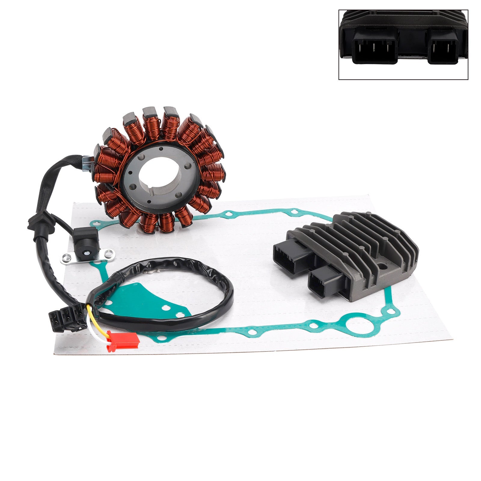 2008 Honda NSS250 Forza 250 MF10 Special Edition Style S Stator & Regulator Rectifier Gasket 31120-KVZ-632