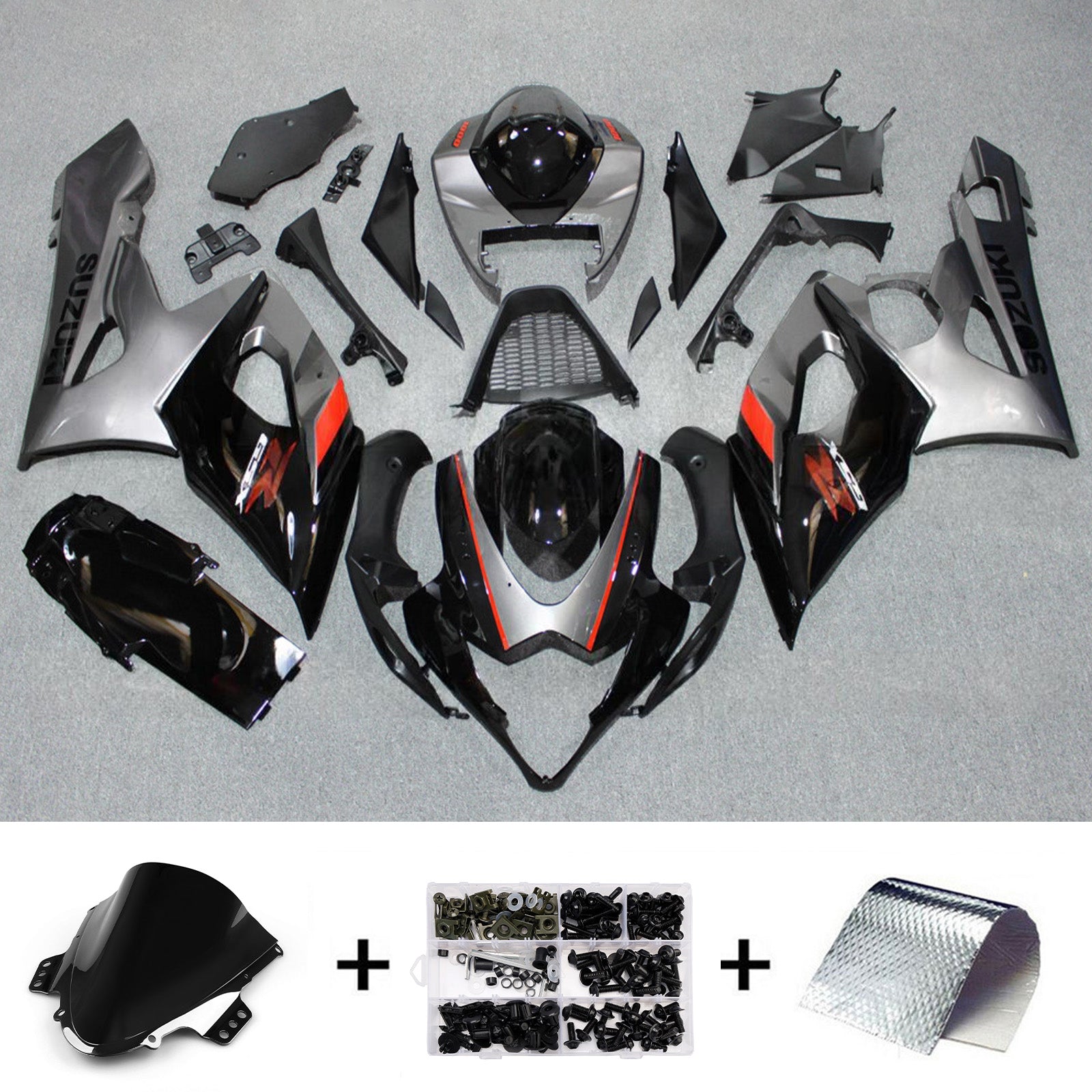 Injection Fairing Kit Bodywork Plastic ABS For Suzuki GSXR1000 2005-2006 K5