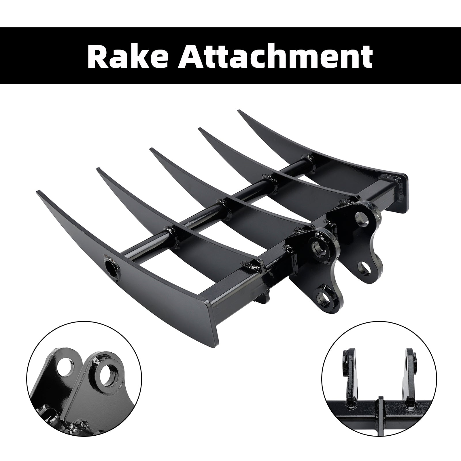 Attachment Rake Attachments Tools For Mini Excavators Excavator Small Digger