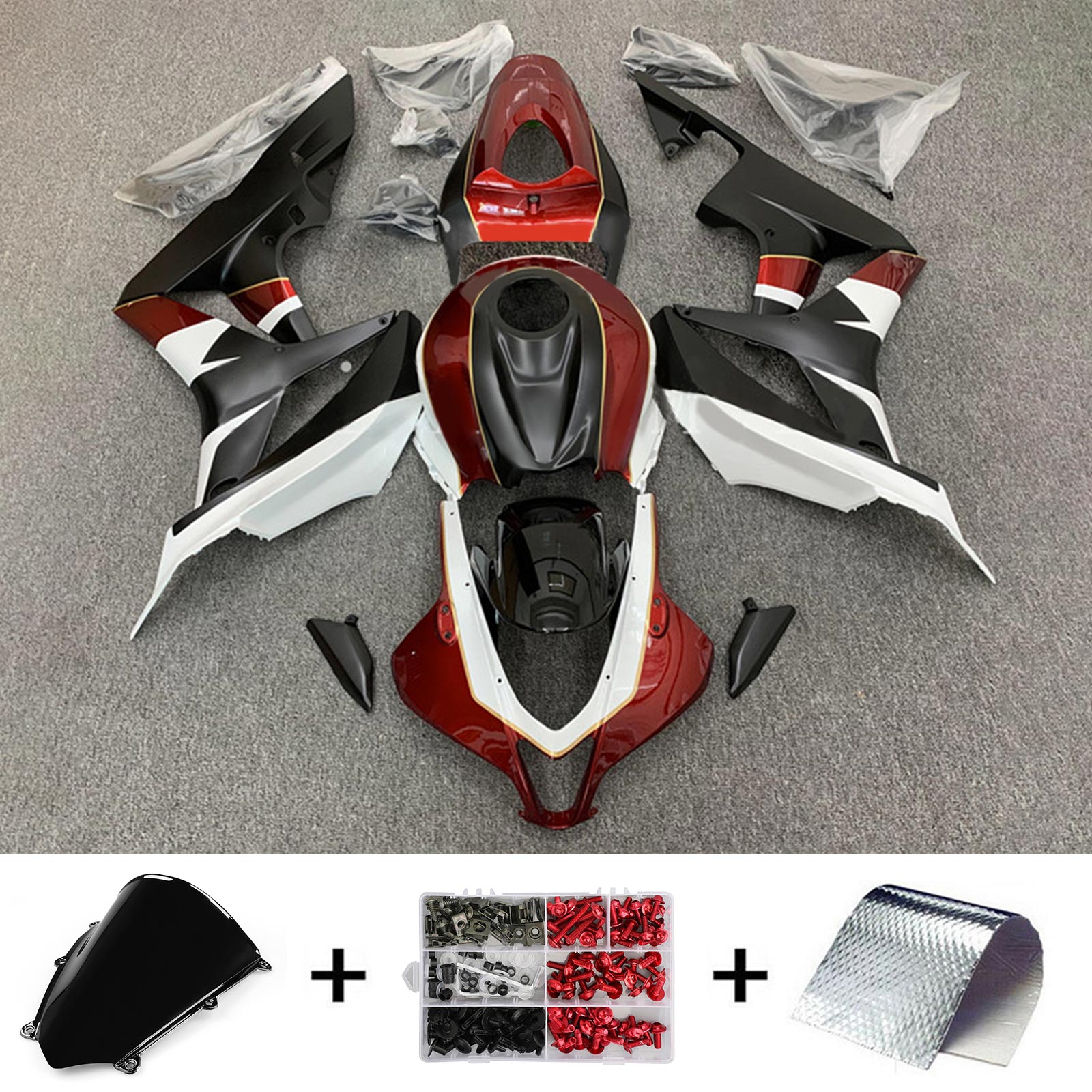 2007-2008 Honda CBR600RR F5 Fairing Kit Bodywork Plastic ABS