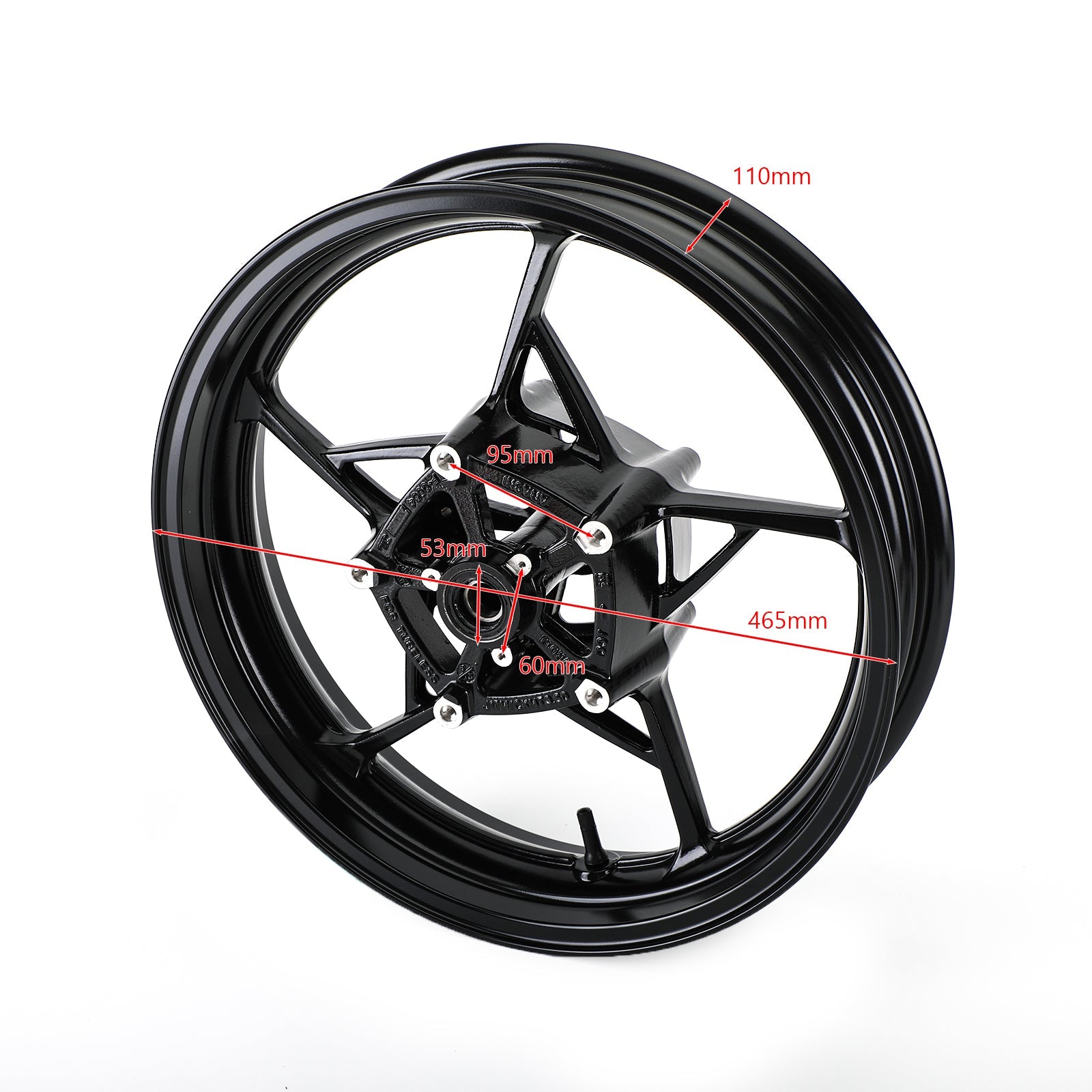 2017-2020 Kawasaki Z650 Complete Front Wheel Rim