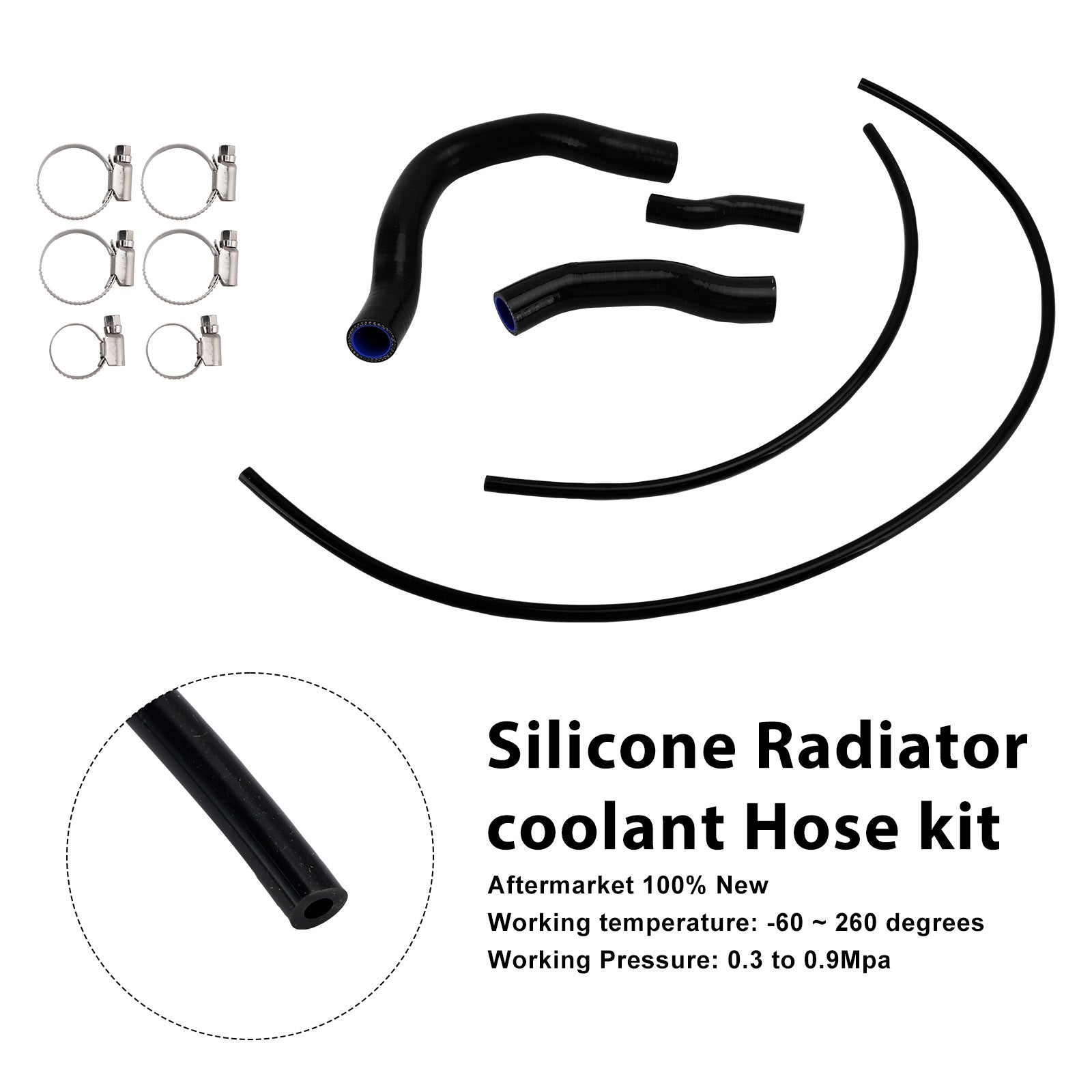 2023-2025 Honda CB750 Hornet Silicone Radiator coolant Hose