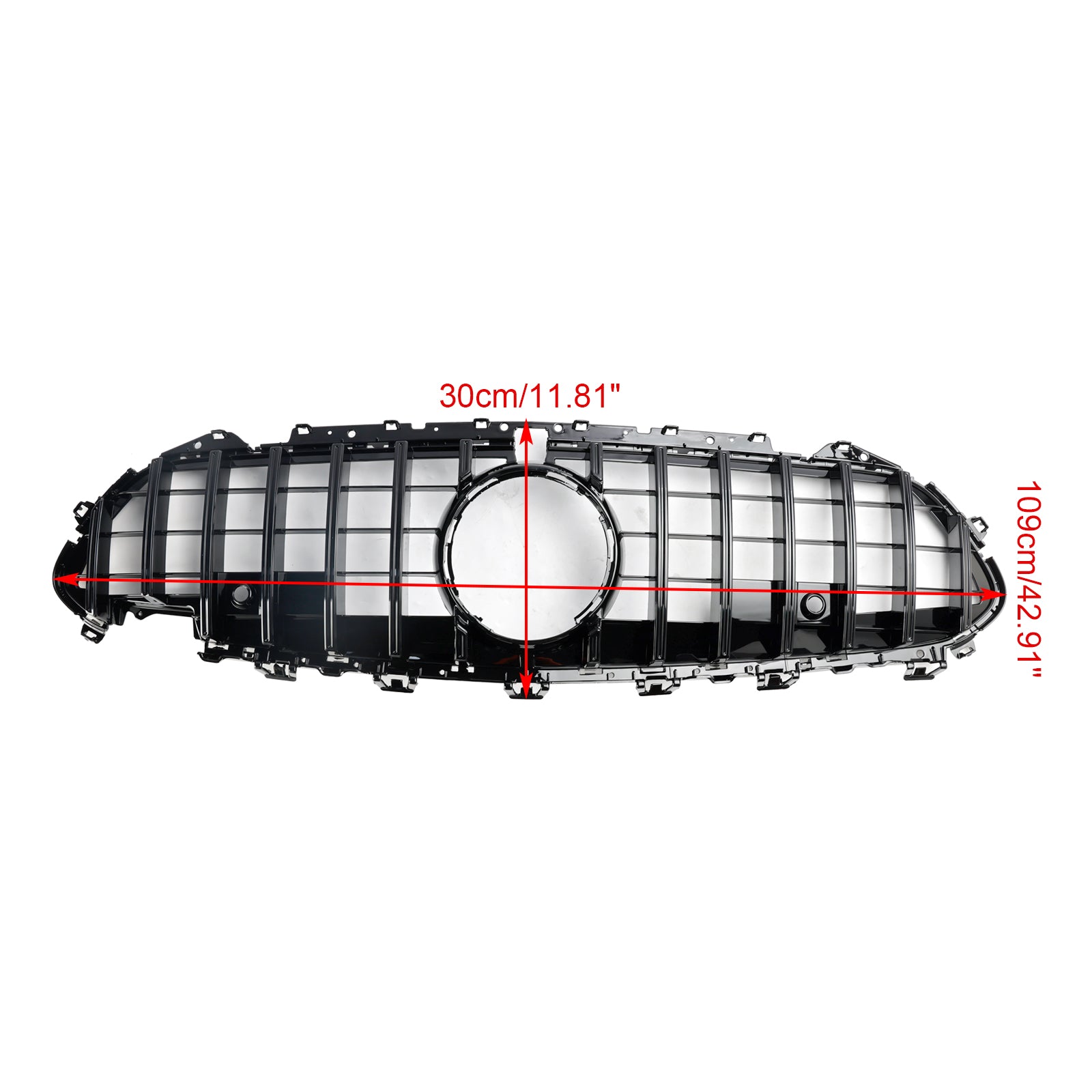 2018 2019 2020 2021 2022 2023 2024 Mercedes CLS C257 W257 Coupe Black Front Bumper Grill Grille