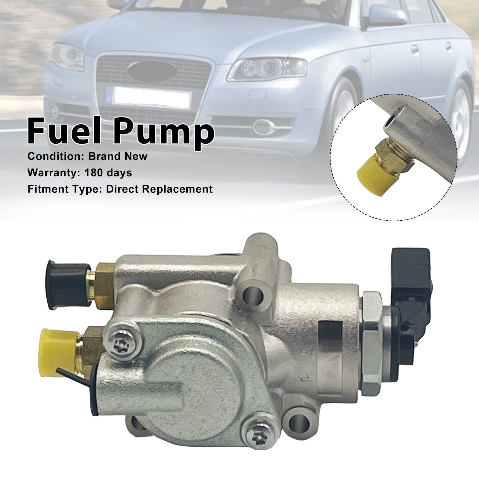 High Pressure Fuel Pump 06E127025G Fit Audi A4 A5 A6 Q5 V6 3.2 2006-2009