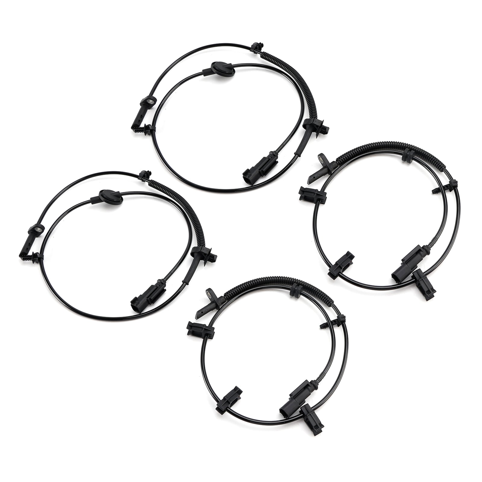 4PCS Front&Rear Side ABS Wheel Speed Sensor For Chevy Traverse 3.6L 2009-2017