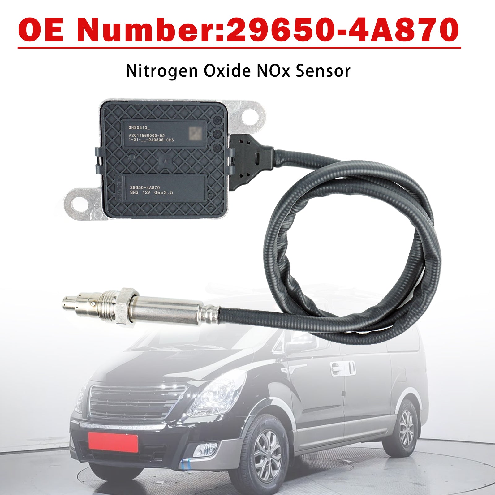 2017-2020 For Hyundai Grand Starex Nitrogen Oxide NOx Sensor 29650-4A870