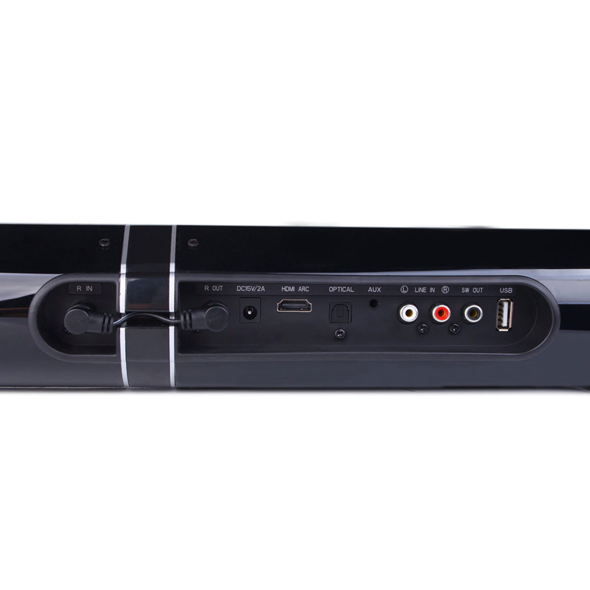 Detachable Surround Sound Bar Wireless Subwoofer 2 Speaker System Home Theater