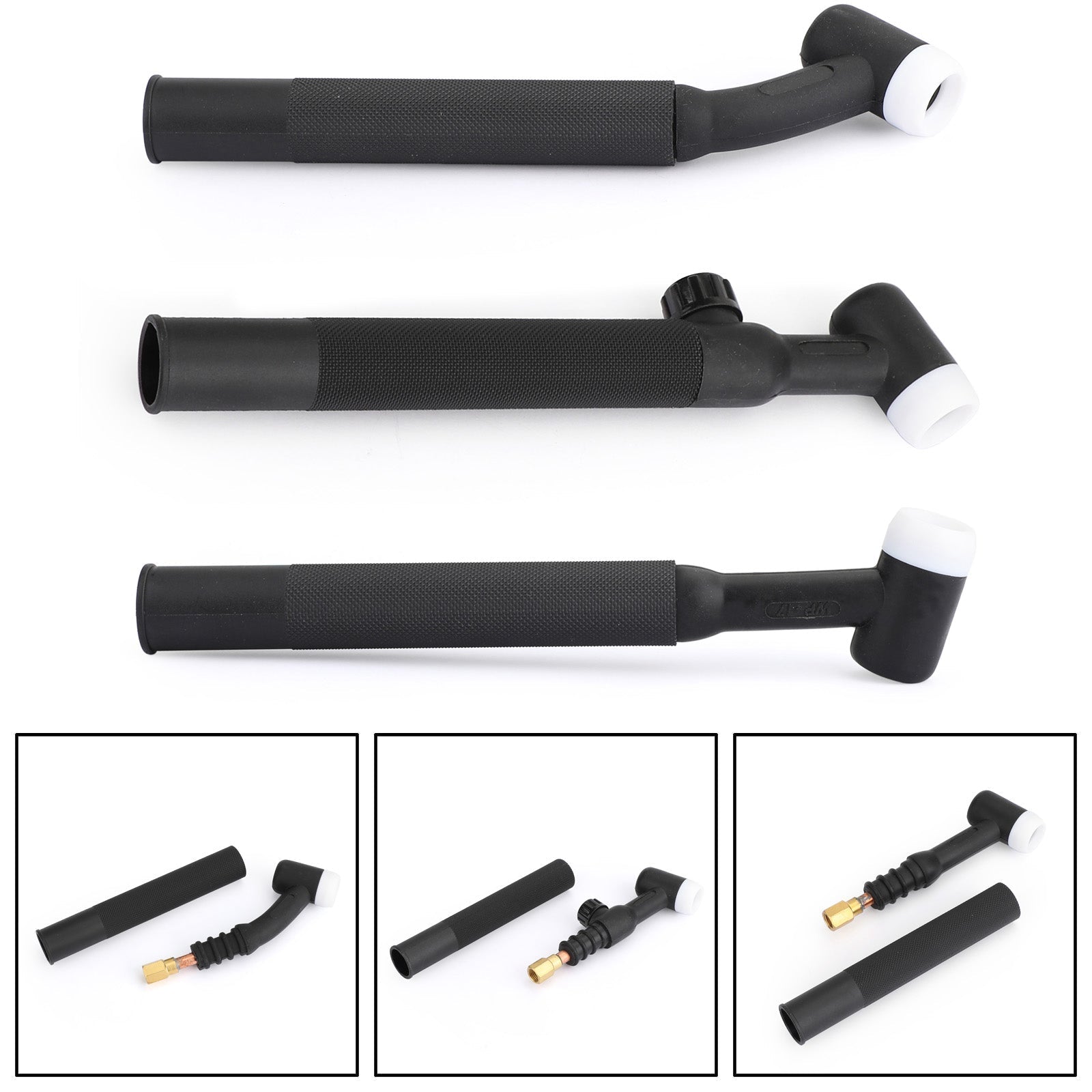 WP-17F TIG Welding Torch Head body Flexible 150Amp Air-Cooled With Handle