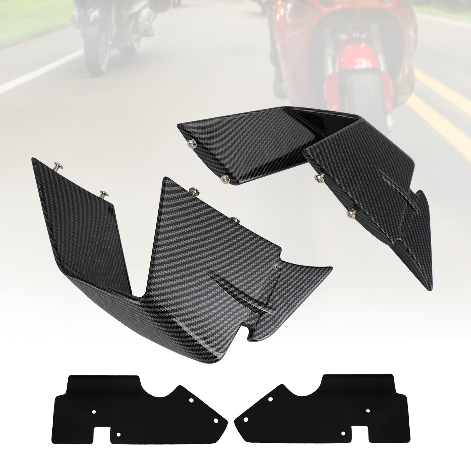 2019-2022 BMW S1000RR Front Spoiler Wind Winglets Fairing