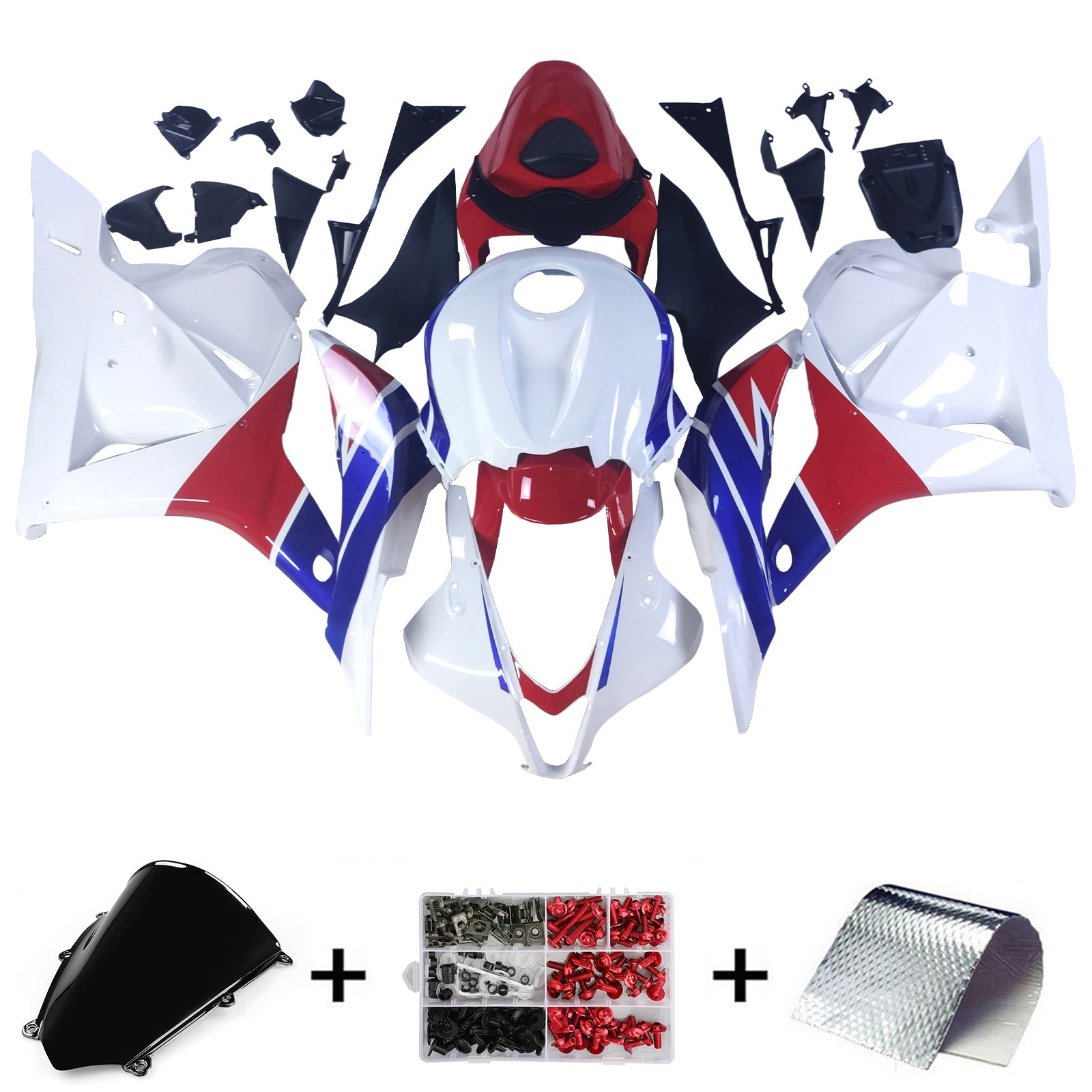 Injection Fairing Kit Bodywork Plastic ABS For Honda CBR600RR 2009-2012 F5