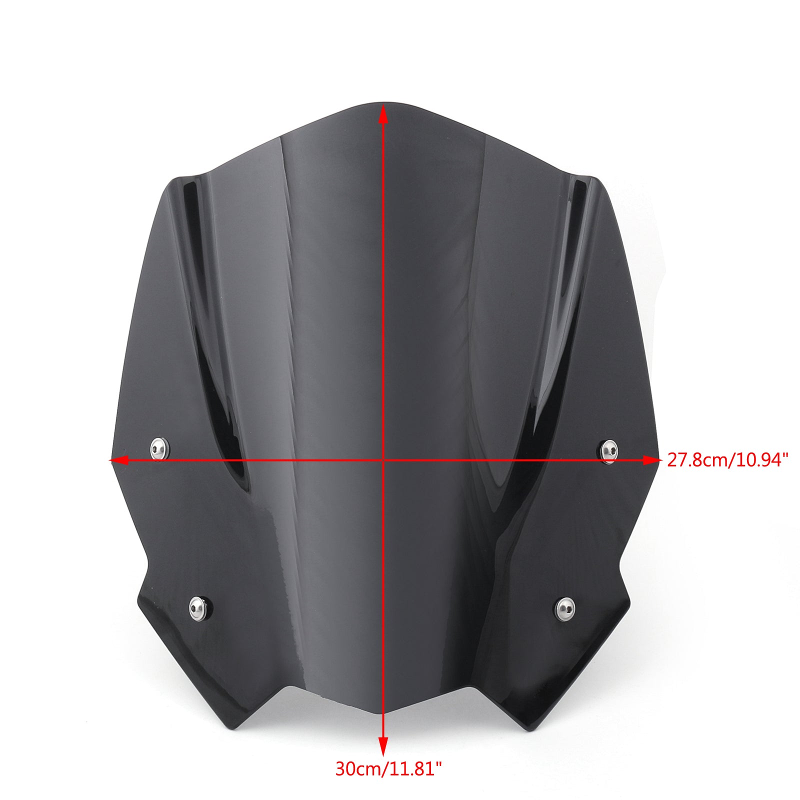 2017-2018 BMW G310R Motobike ABS Plastic Windshield Windscreen Black Generic