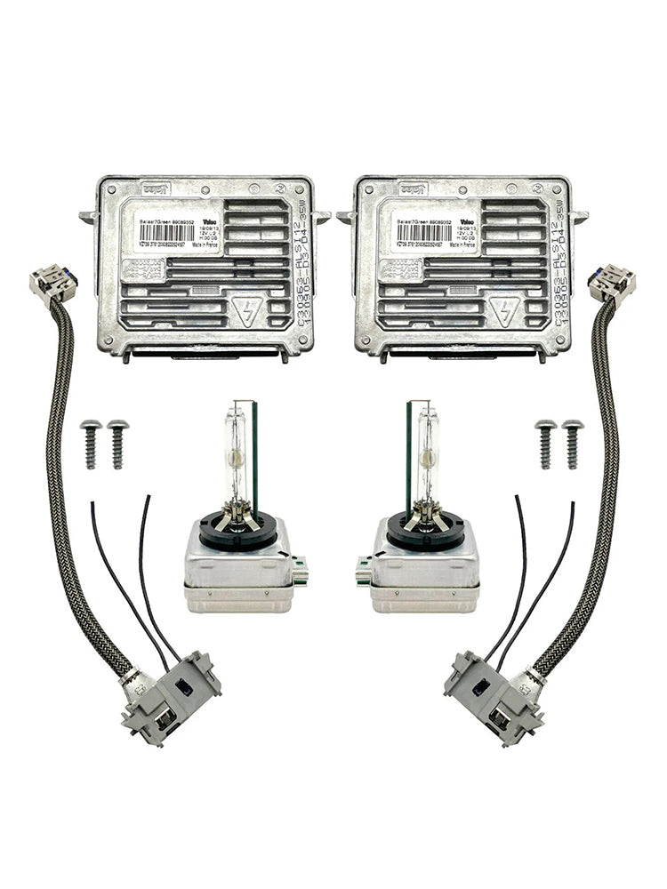 2013-2016 xenon headlights of: GMC Acadia 2x Xenon Ballast & HID D3S Light Bulb Wire Kit Control Unit 13503432