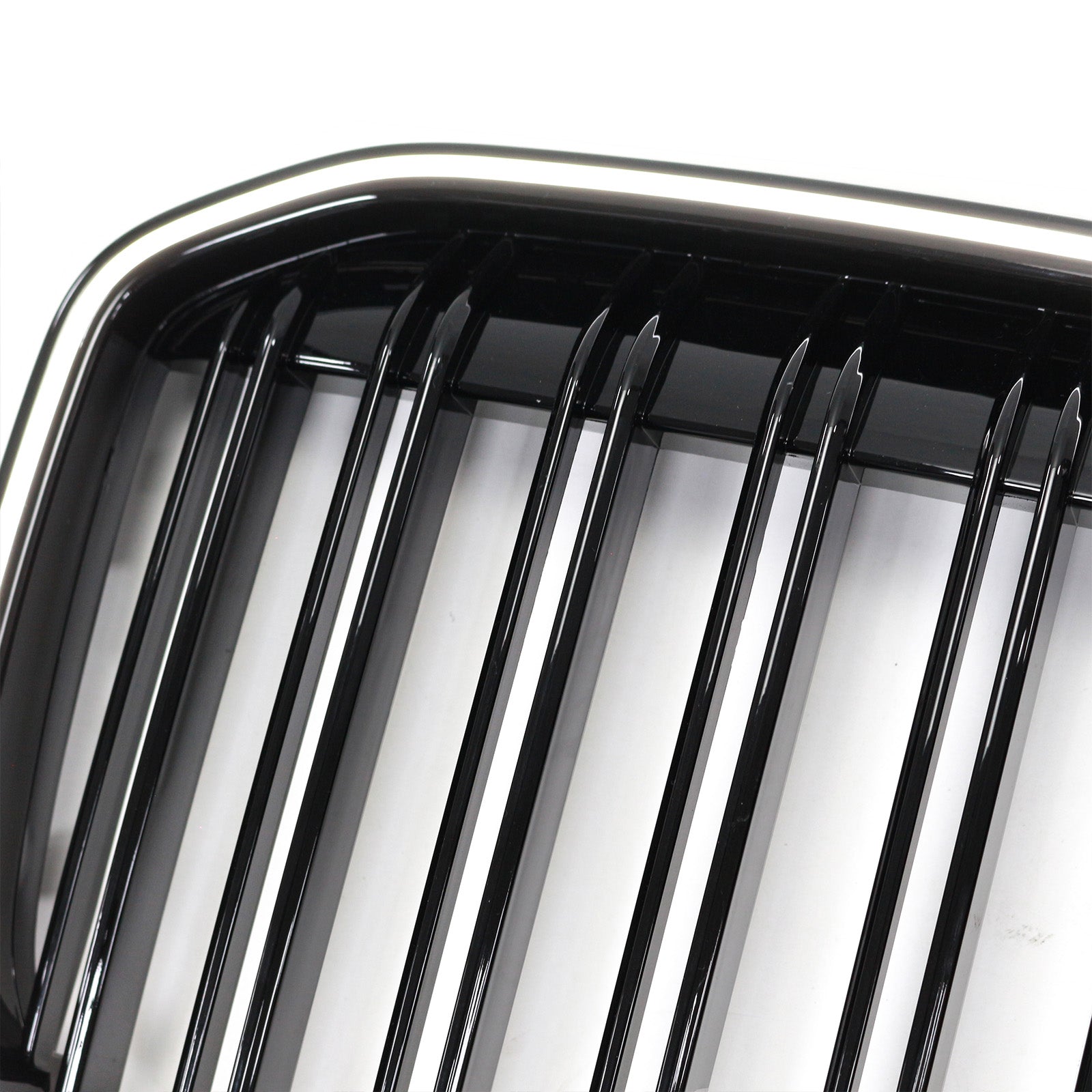 2019-2022 Fit BMW X7 G07 Double Slat Gloss Black Front Kidney Grill Grille