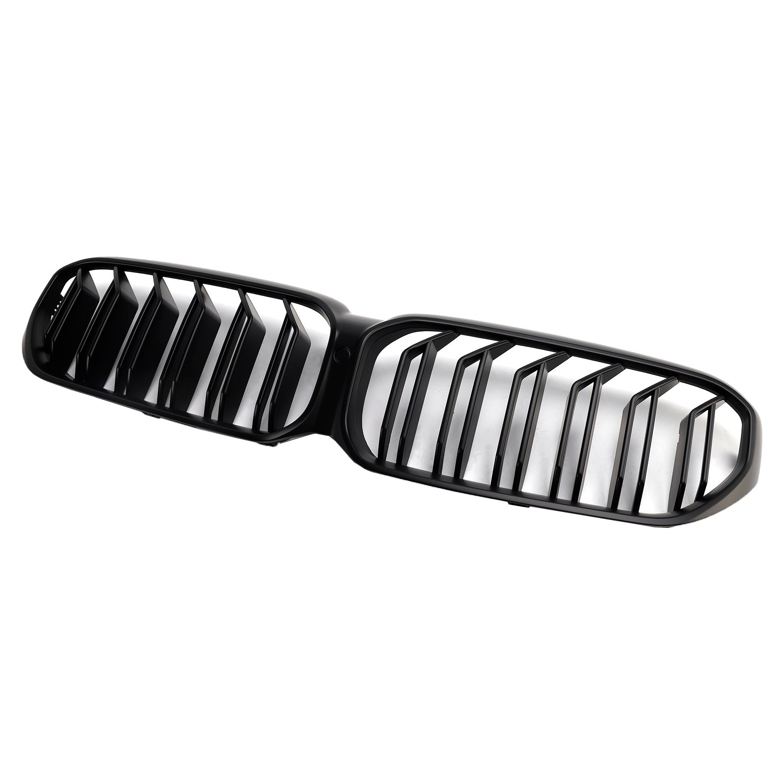 2021-2024 BMW G30 G31 LCI Matte Black Dual Slats Front Kidney Grille