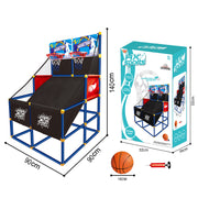 Kid Dual Shot Basketball Arcade Game With 4 Balls Easy Quick Assembling Gift