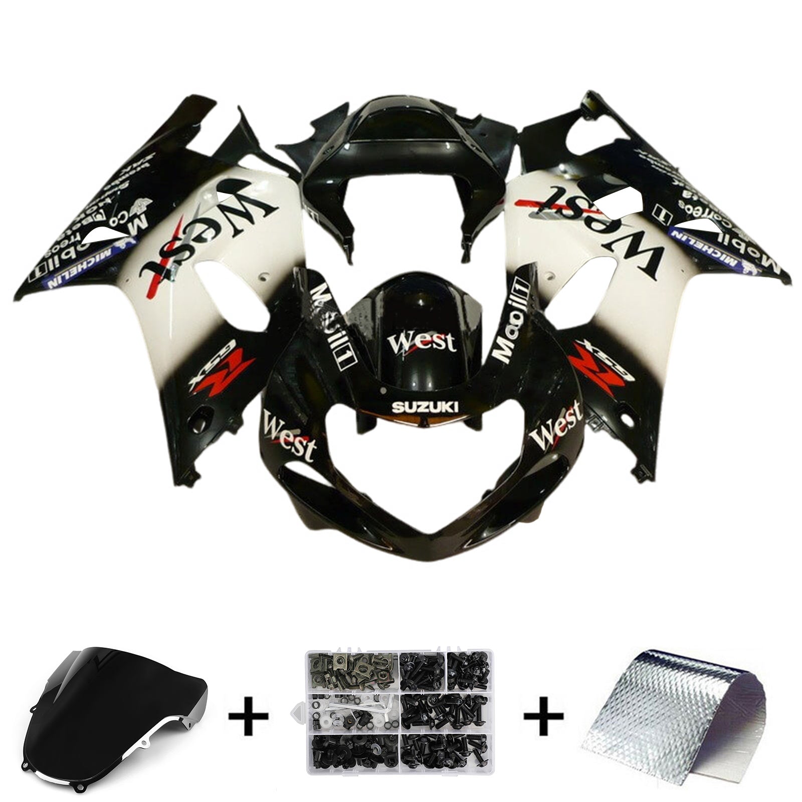 2001-2003 Suzuki GSXR600 GSXR750 2000-2003 K1 Injection Fairing Kit Bodywork