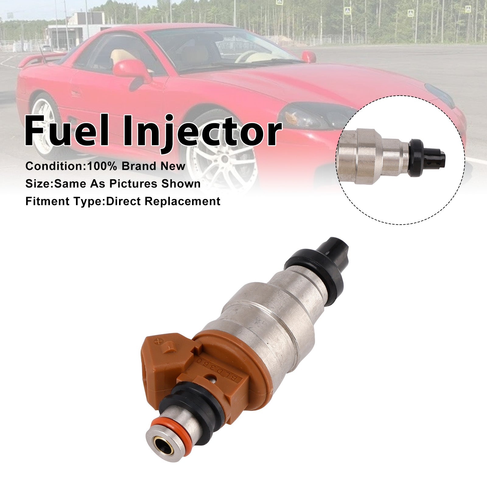 1Pcs Fuel Injector For Mitsubishi 3000GT For Dodge Stealth 91-96 inp014