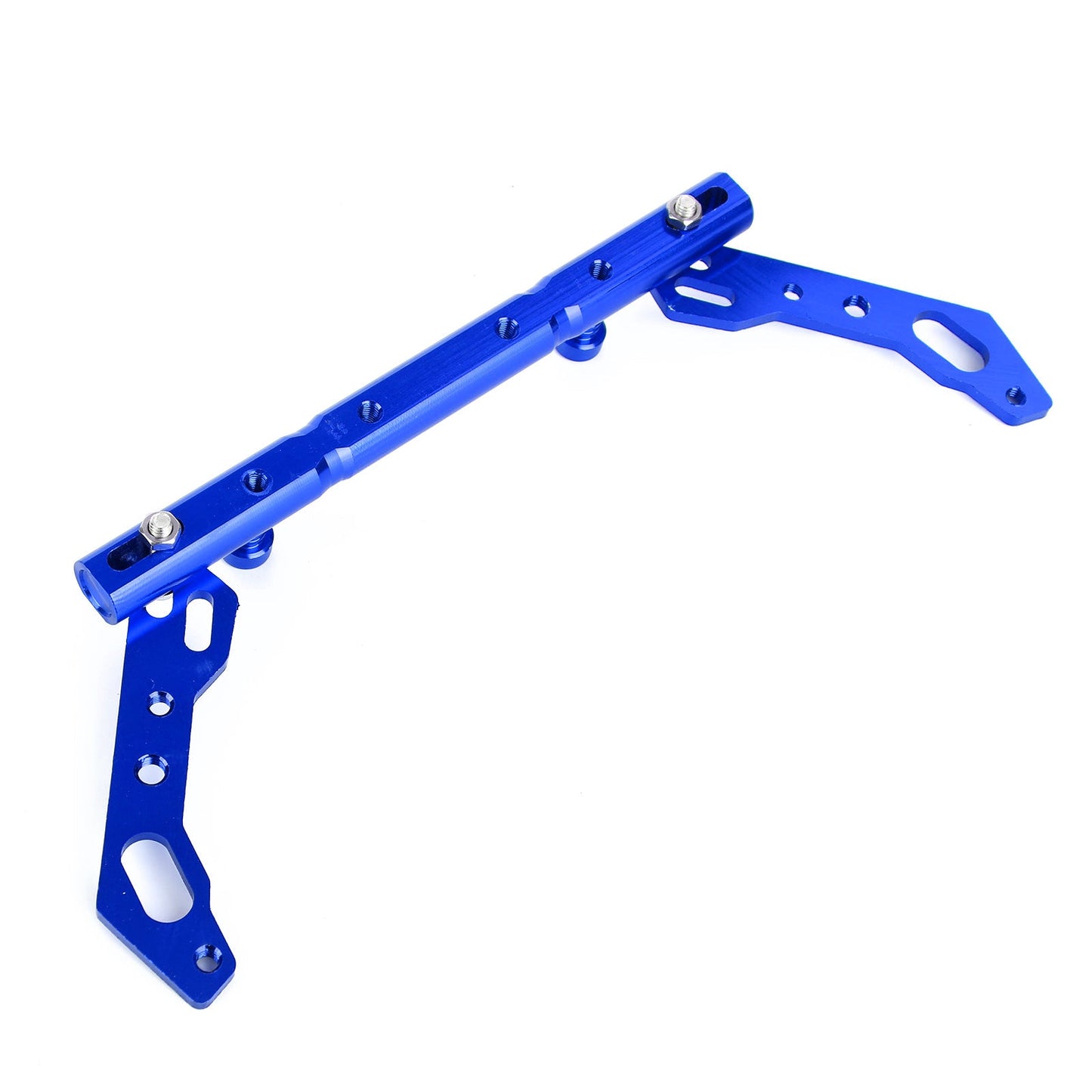 Cnc Adjustable Balance Cross Handle Bar Aluminum Lever Blue Fits For Motor Generic