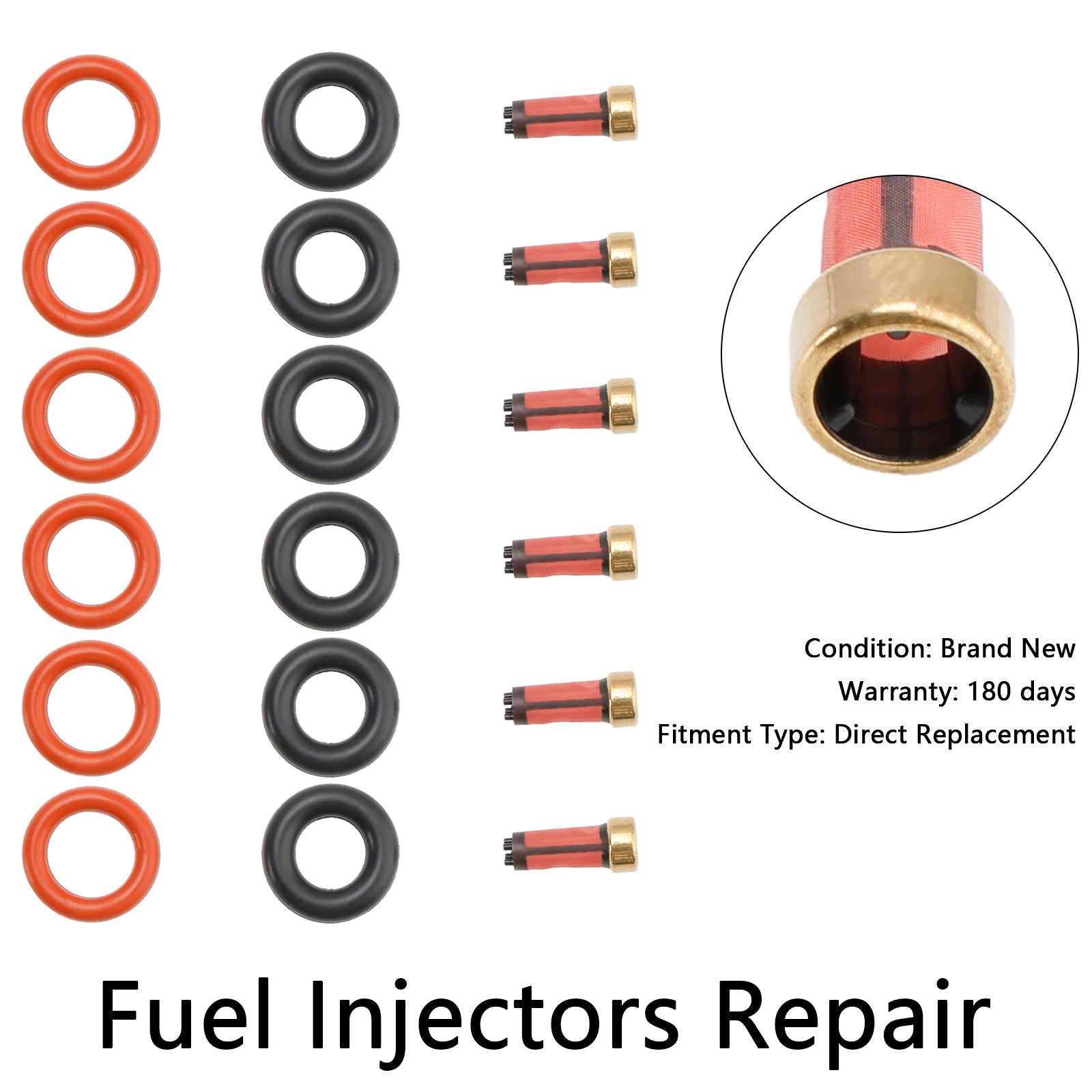 BMW E46 320i 323i 325i 328i 330i M52 M54 Fuel Injector Repair Kits 13537546244 13641437487