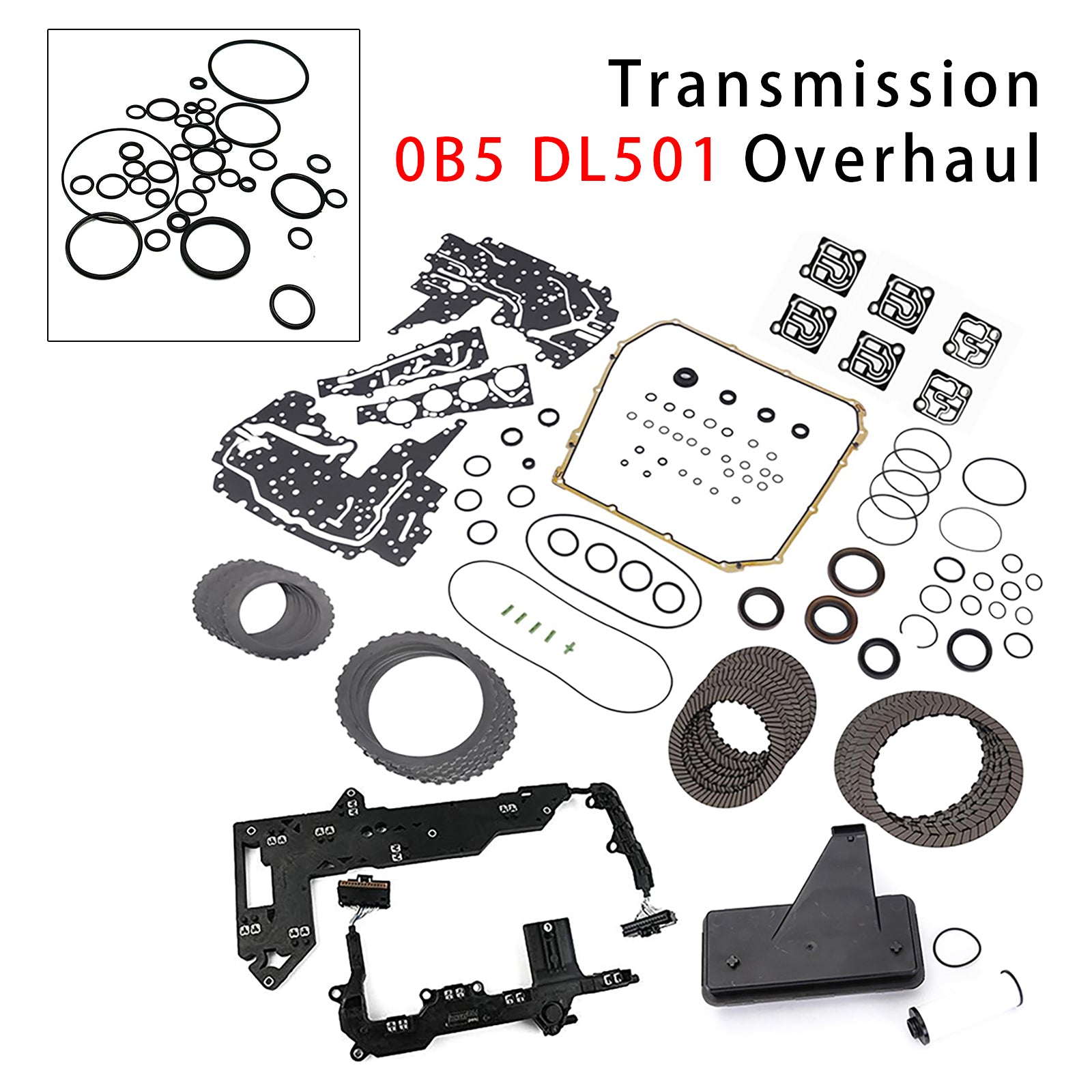 2008-2016 For AUDI Q5 2.0L 3.0L 3.2L 0B5 DL501 Transmission Master Rebuild Kit Clutch Plates T19800B