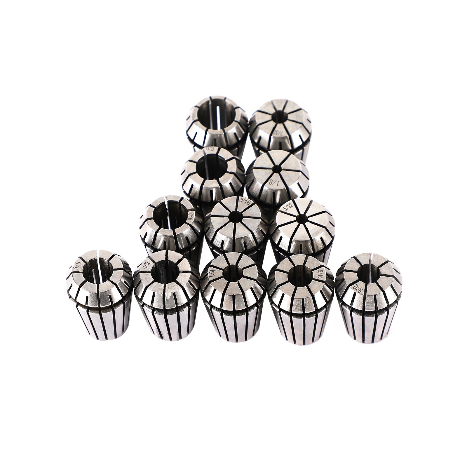 7Pcs ER20 Spring Collet Set For CNC Milling Lathe Tool Engraving Machine Steel