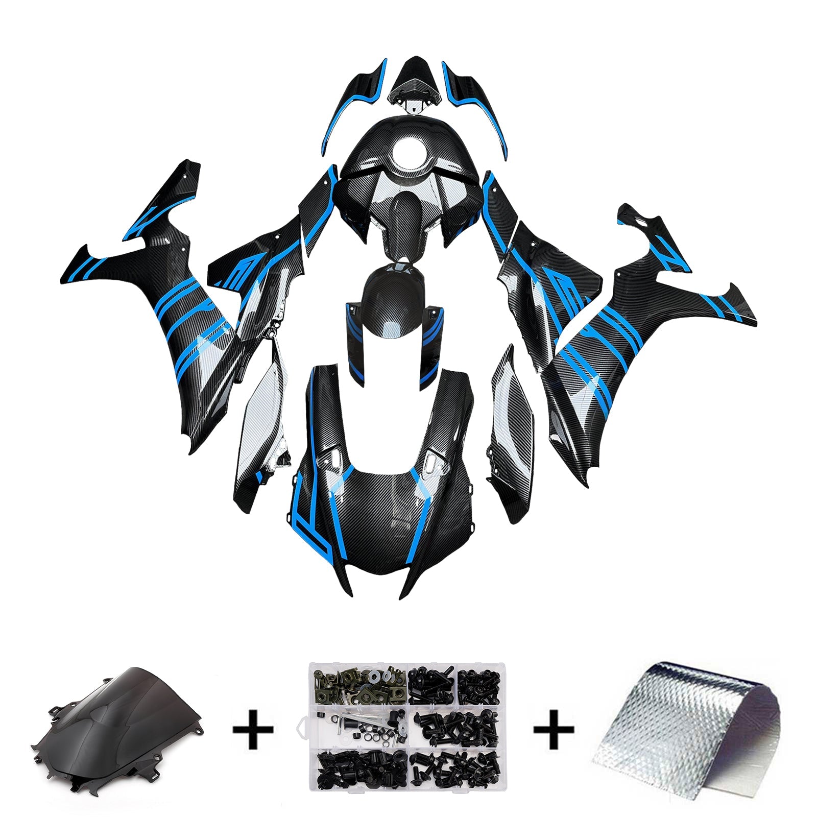Injection Fairing Kit Bodywork Plastic ABS fit For Yamaha YZF-R1 2020-2026
