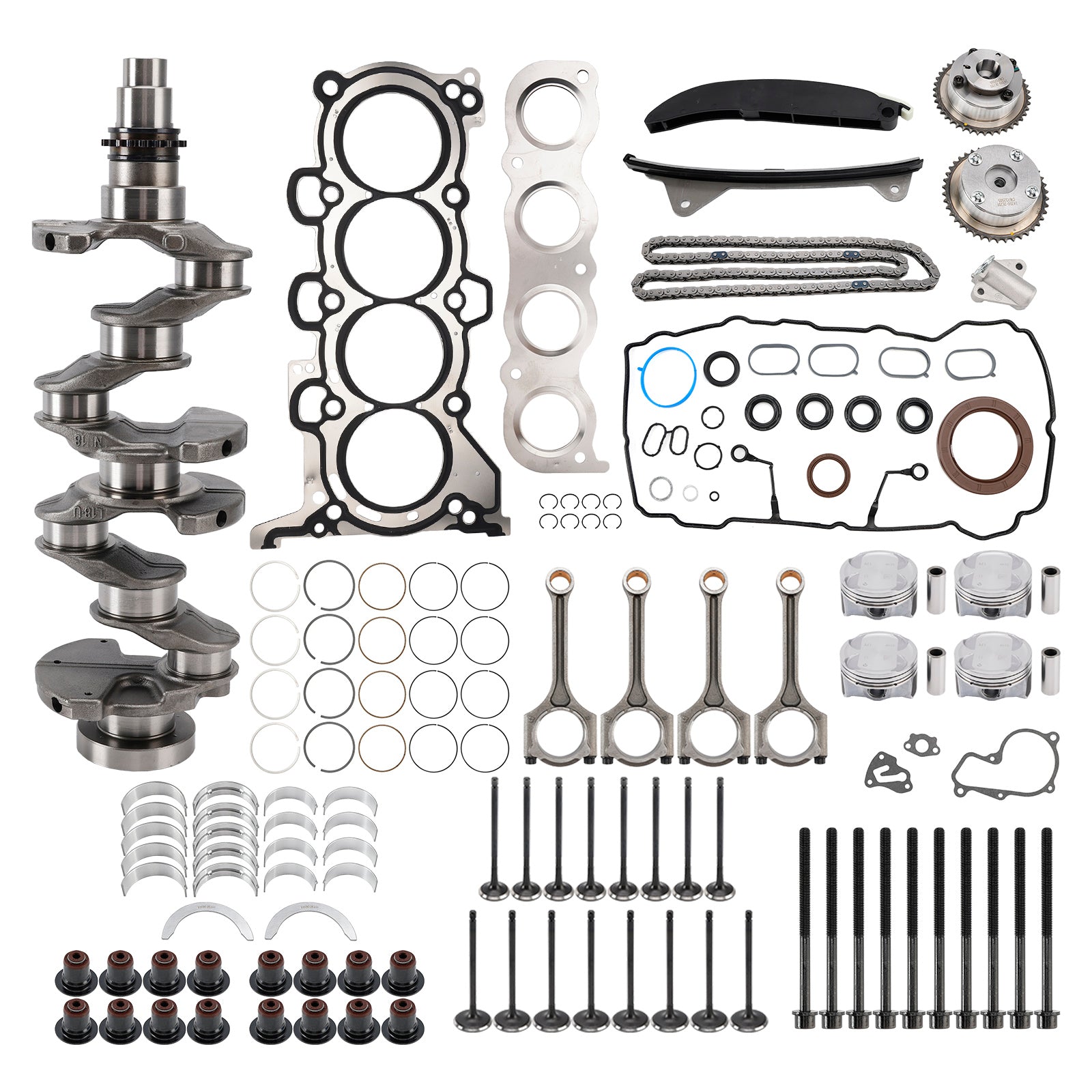 Hyundai Elantra Mistra Kia Forte G4NB 1.8L Engine Overhaul Rebuilding Kit 622V62EH00 24350-2E001