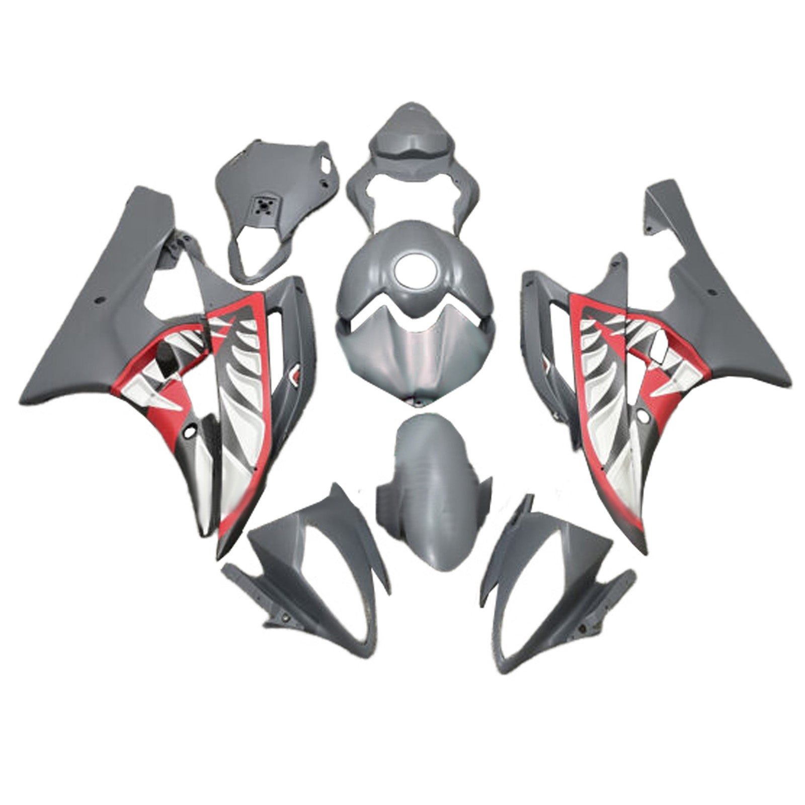 Injection Fairing Kit Bodywork Plastic ABS For Yamaha YZFR6 YZF-R6 2006-2007