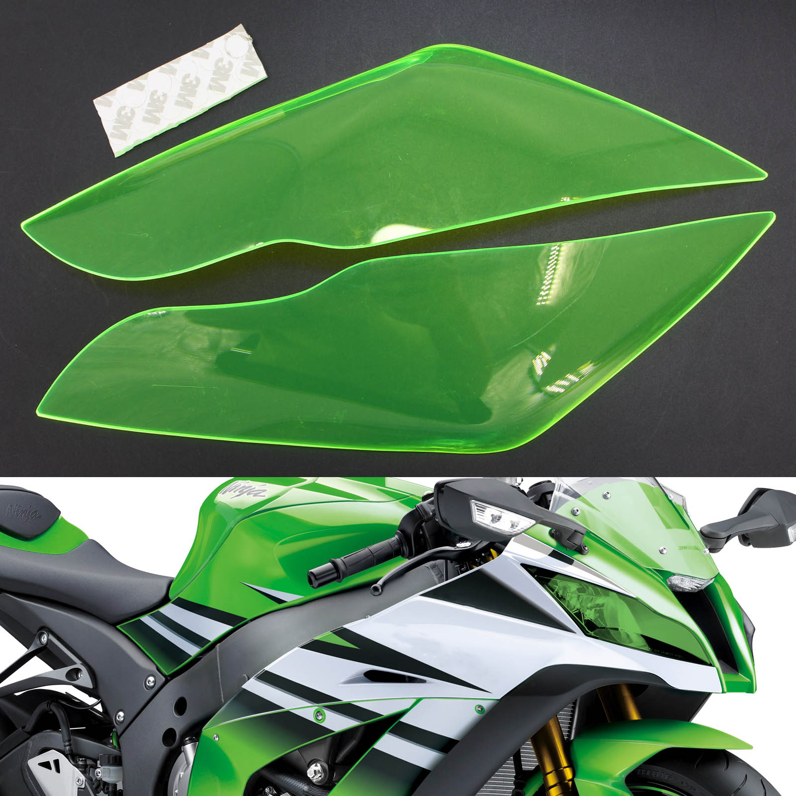 2011-2015 Kawasaki Zx-10R Zx 10R Front Headlight Lens Protection Generic