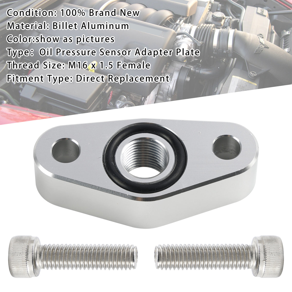 Oil Pressure Sensor Adapter Plate M16 x 1.5 551623