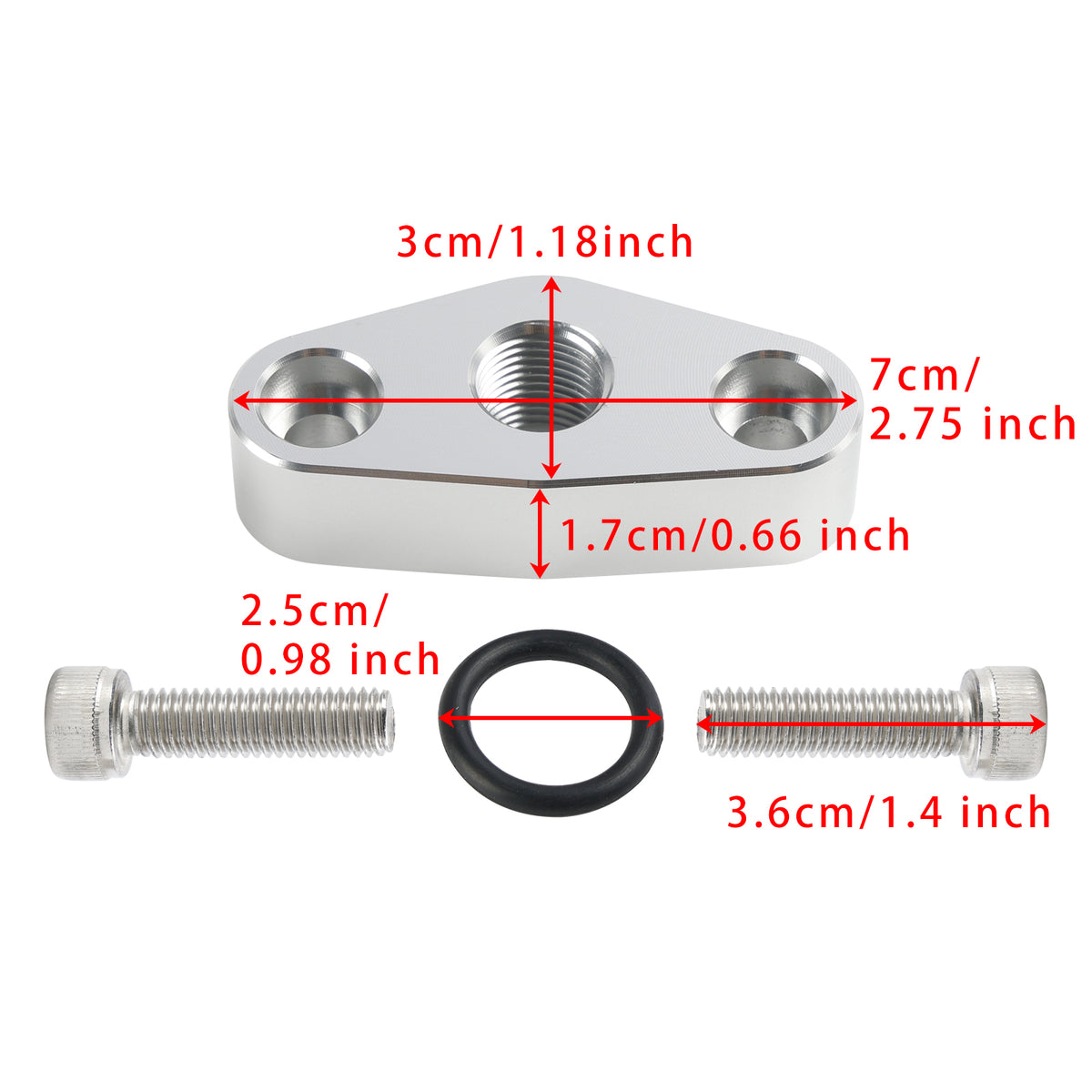 Oil Pressure Sensor Adapter Plate M16 x 1.5 551623