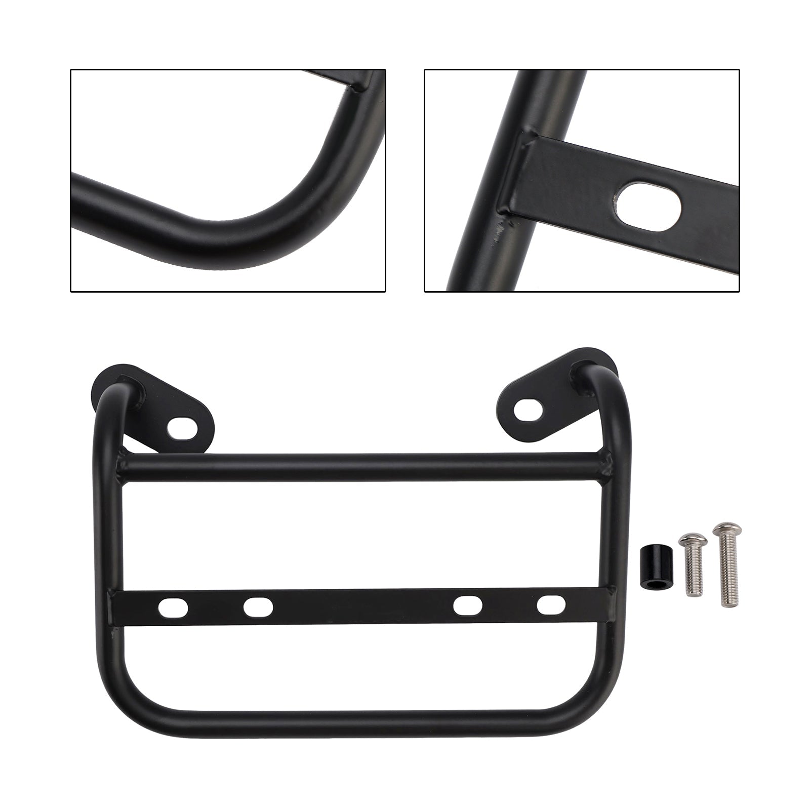 2024-2025 BMW R12 Saddlebag Support Mounting Bracket Racks Black Steel Left+ Right