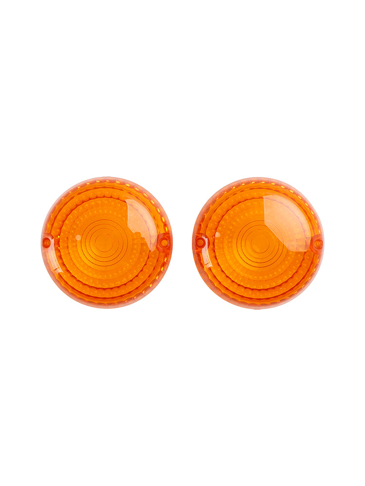 Front/Rear Turn Signals Lens Cover For Yamaha V-Star1100 XVS650 Road Star Amber