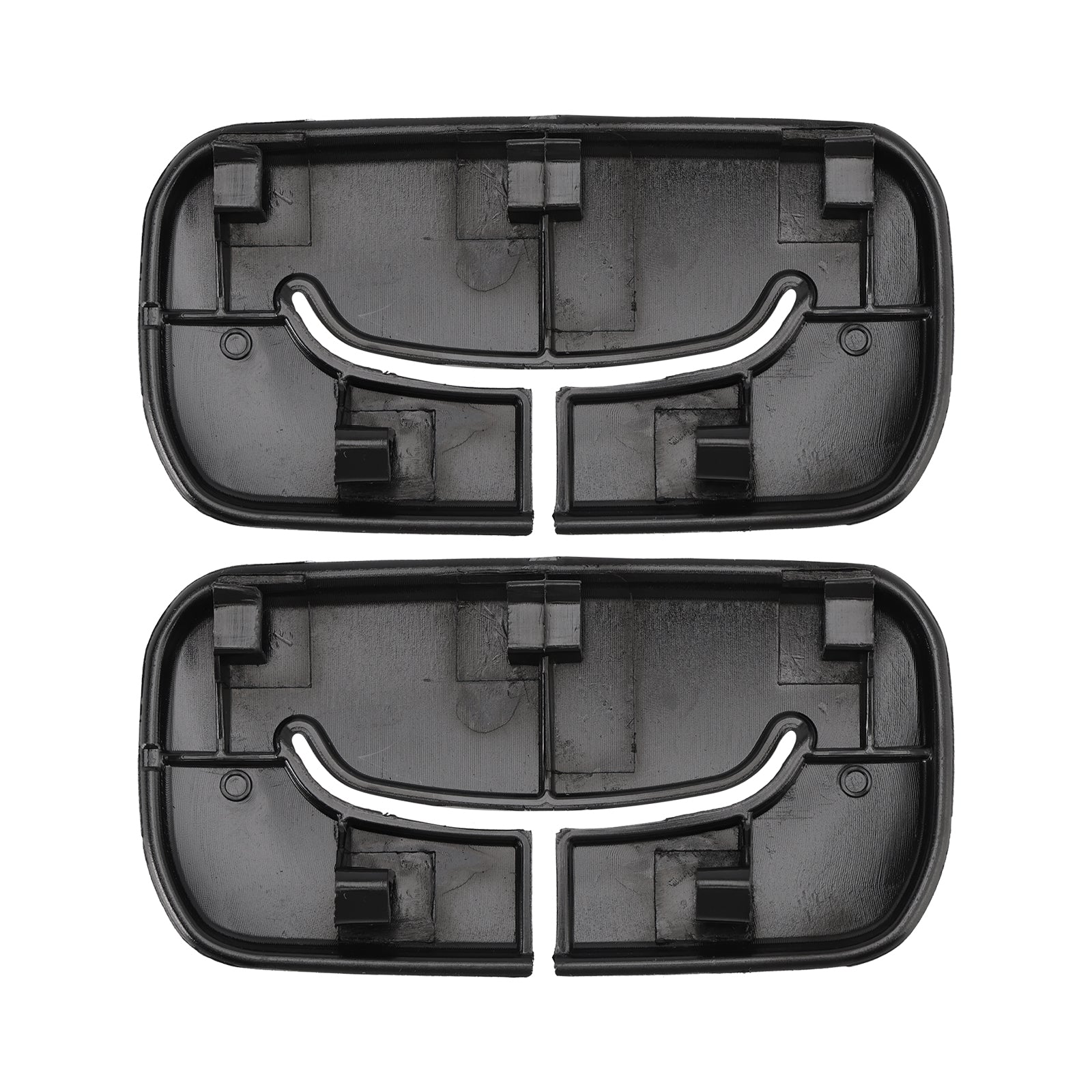 2X Rear Black Seat Belt Bezel 1AP31DX9AA For Jeep Wrangler JK 2011-2018