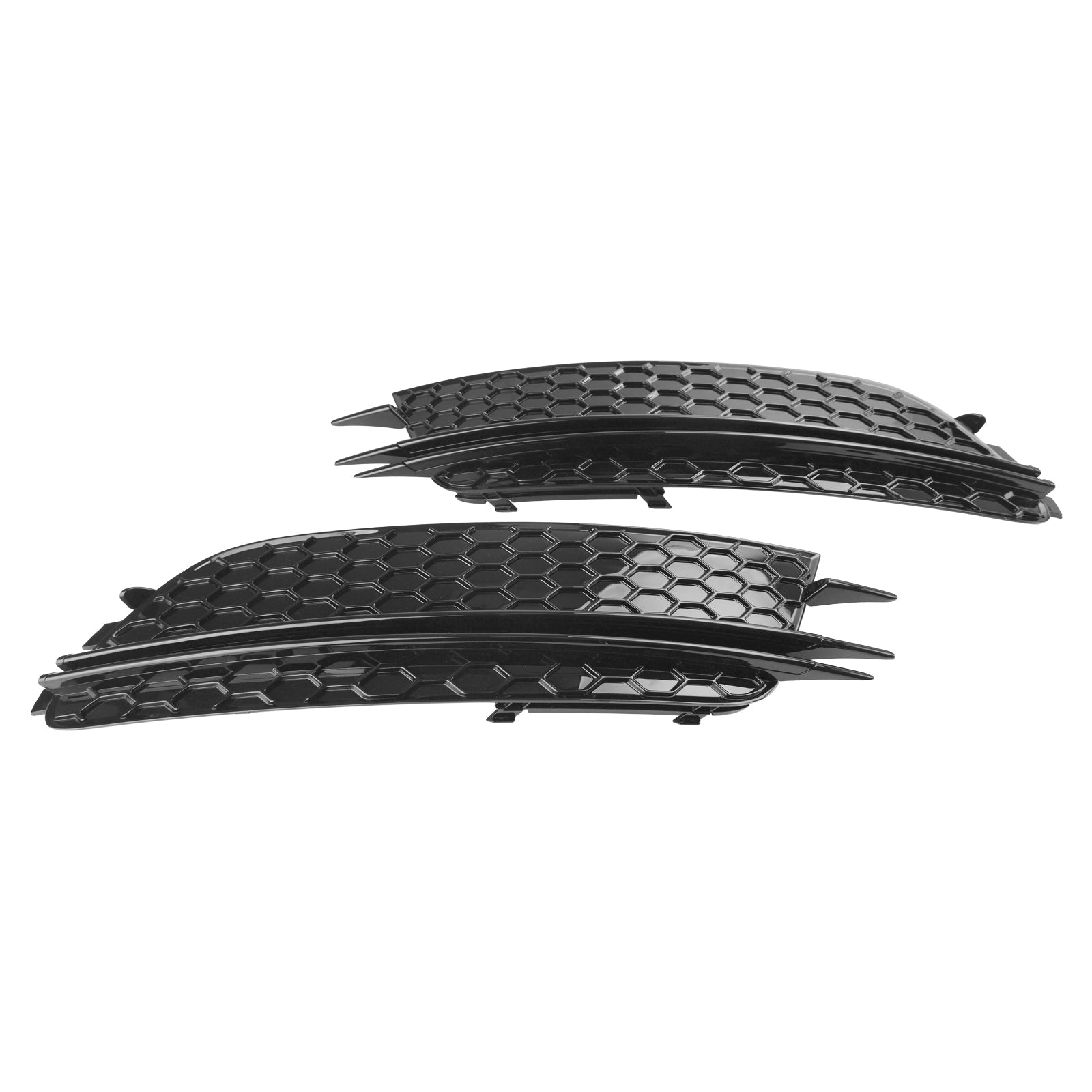 2012-2015 Audi A6 4G C7 2PCS Front Fog Light Cover Bezel Grille Grill